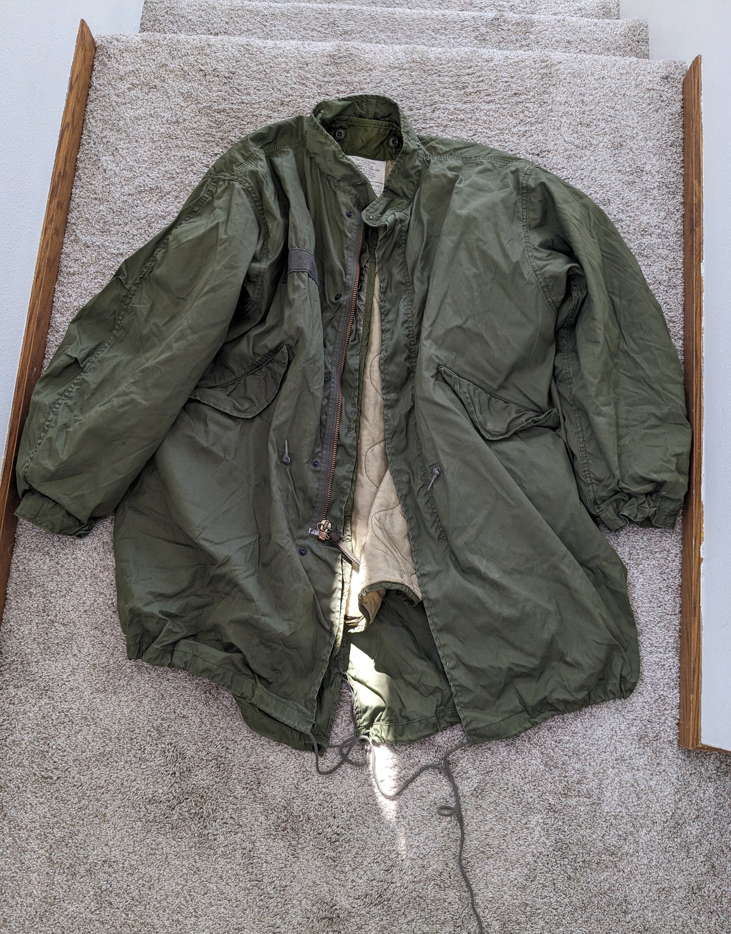 1960s/70s Army parka Coat Rad Bonnie's Vintage