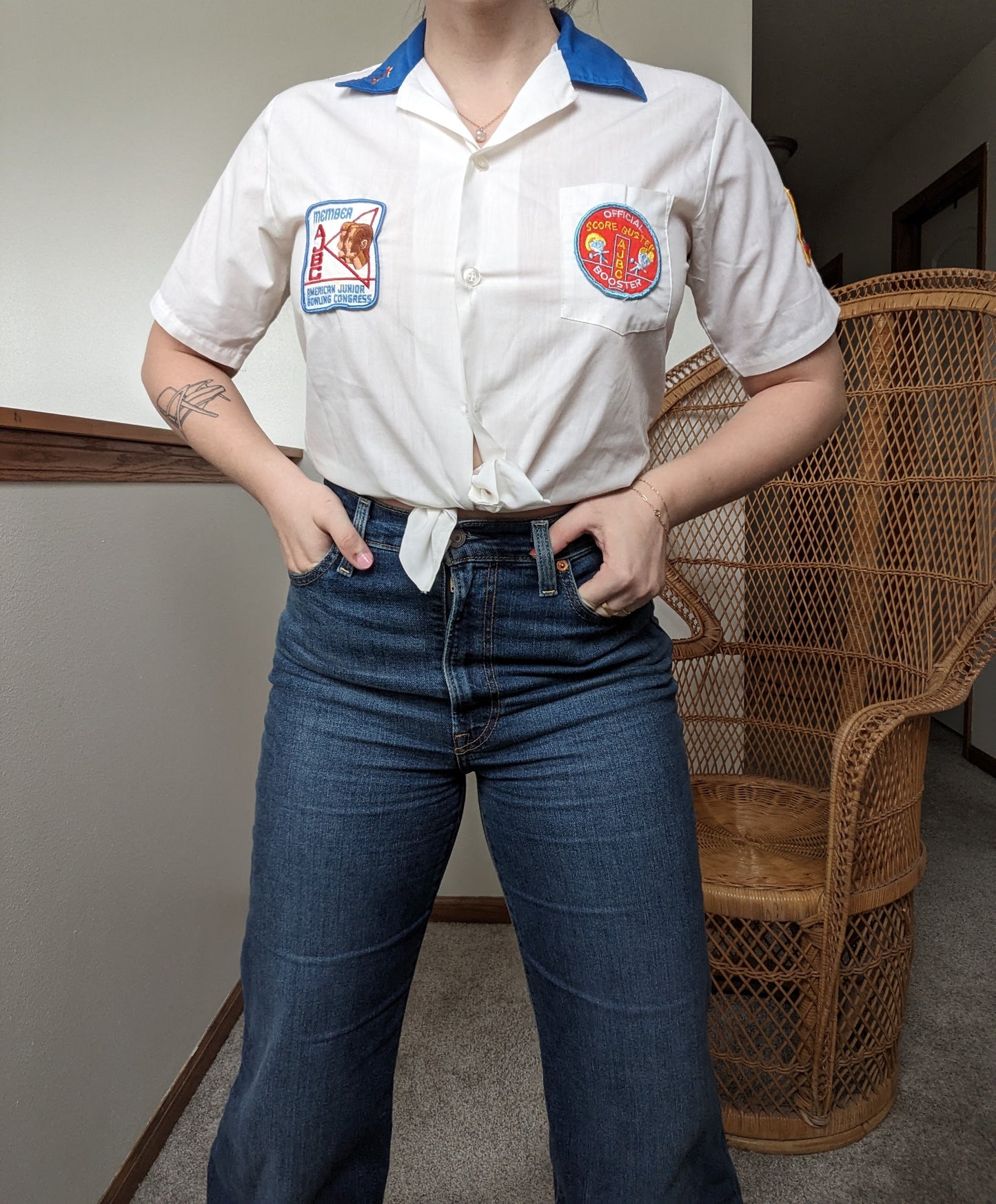 1970s bowling shirt Rad Bonnie's Vintage