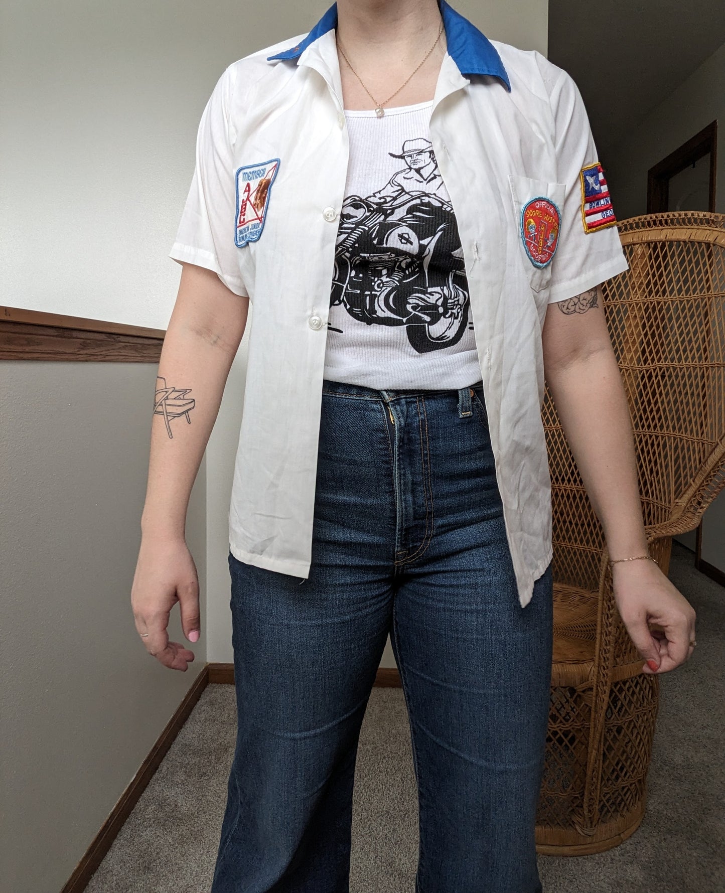 1970s bowling shirt Rad Bonnie's Vintage