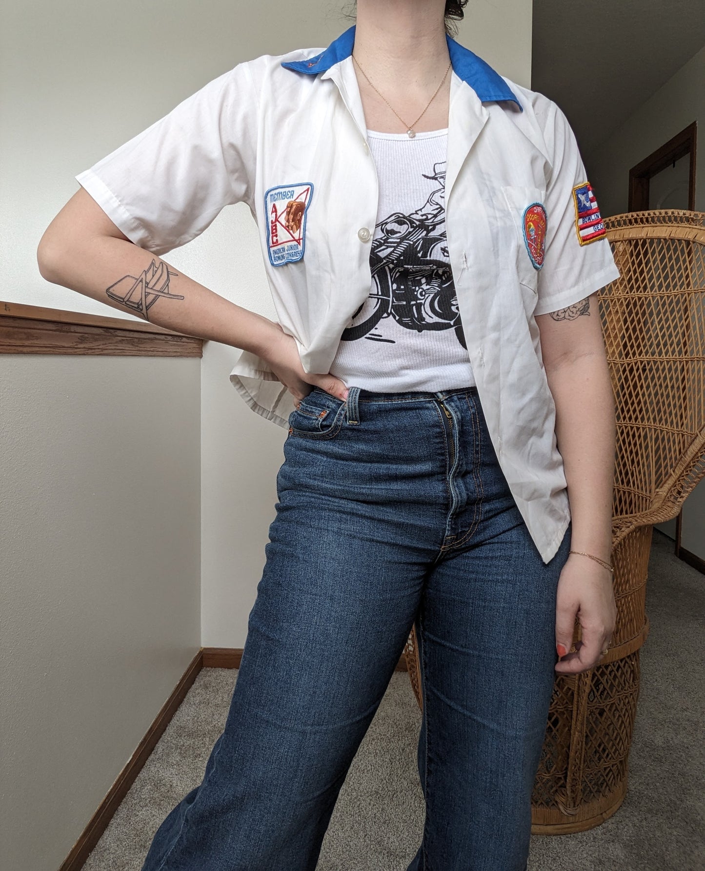 1970s bowling shirt Rad Bonnie's Vintage