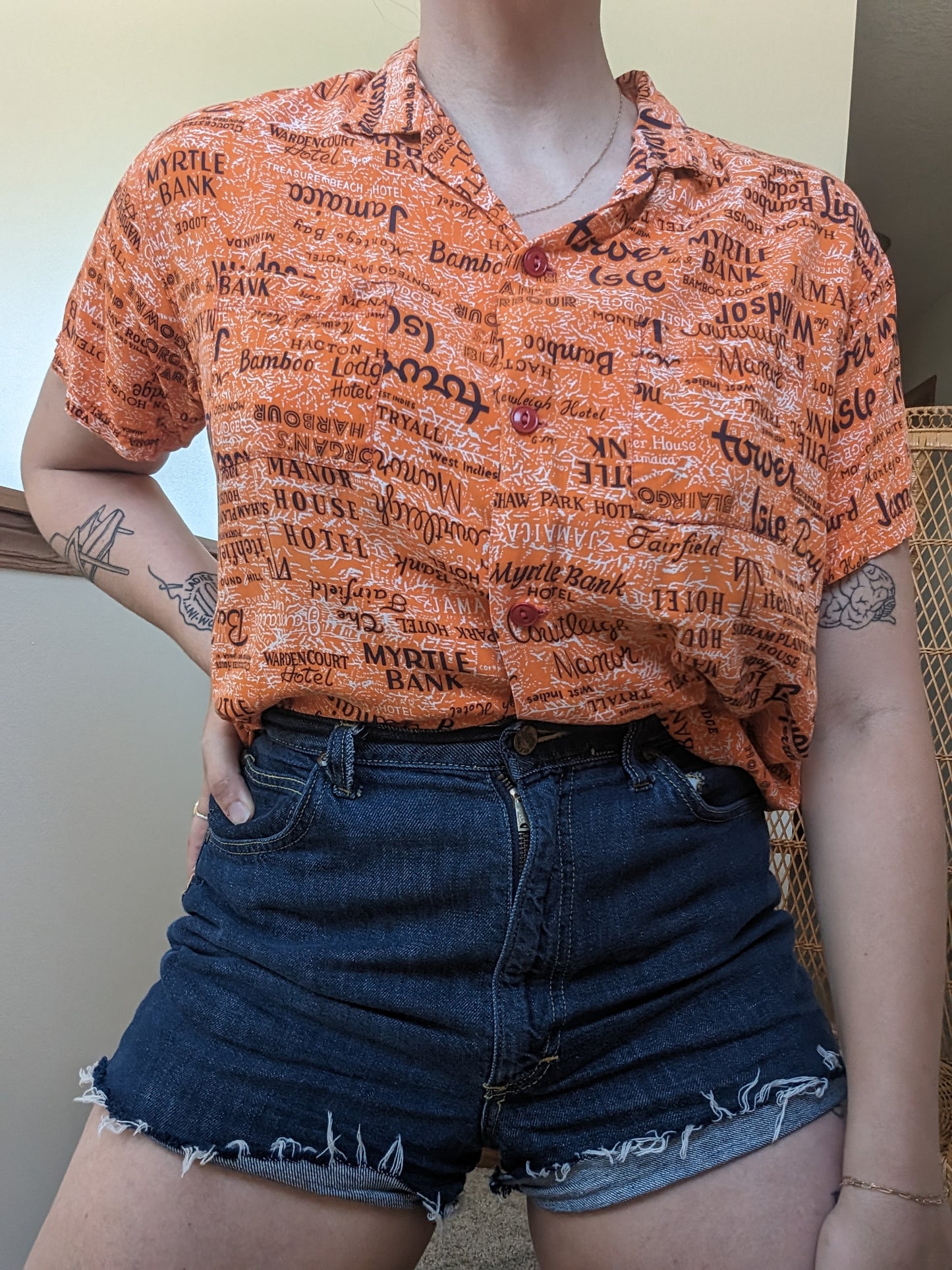 1950s tourism shirt Shirt Rad Bonnie's Vintage