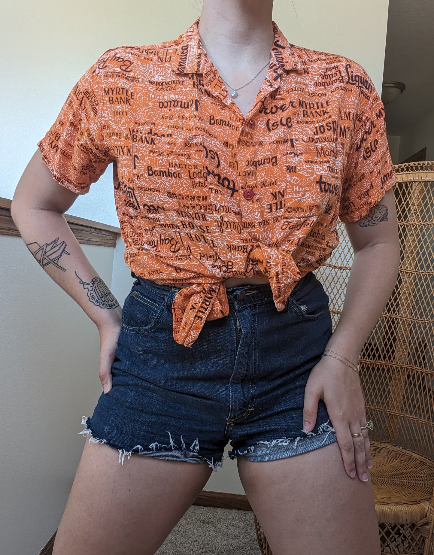 1950s tourism shirt Shirt Rad Bonnie's Vintage