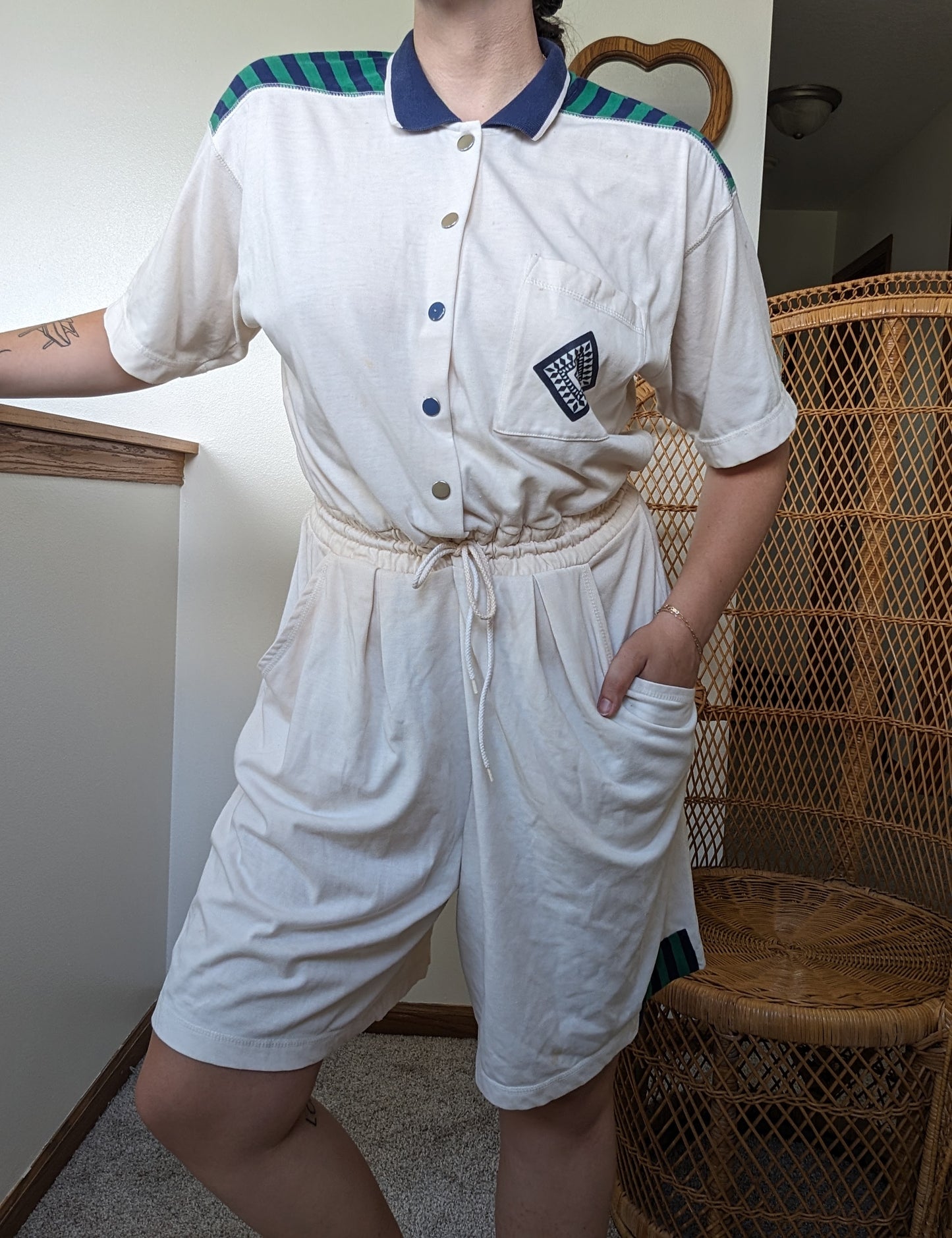 1980s Leslie Fay romper Romper Rad Bonnie's Vintage