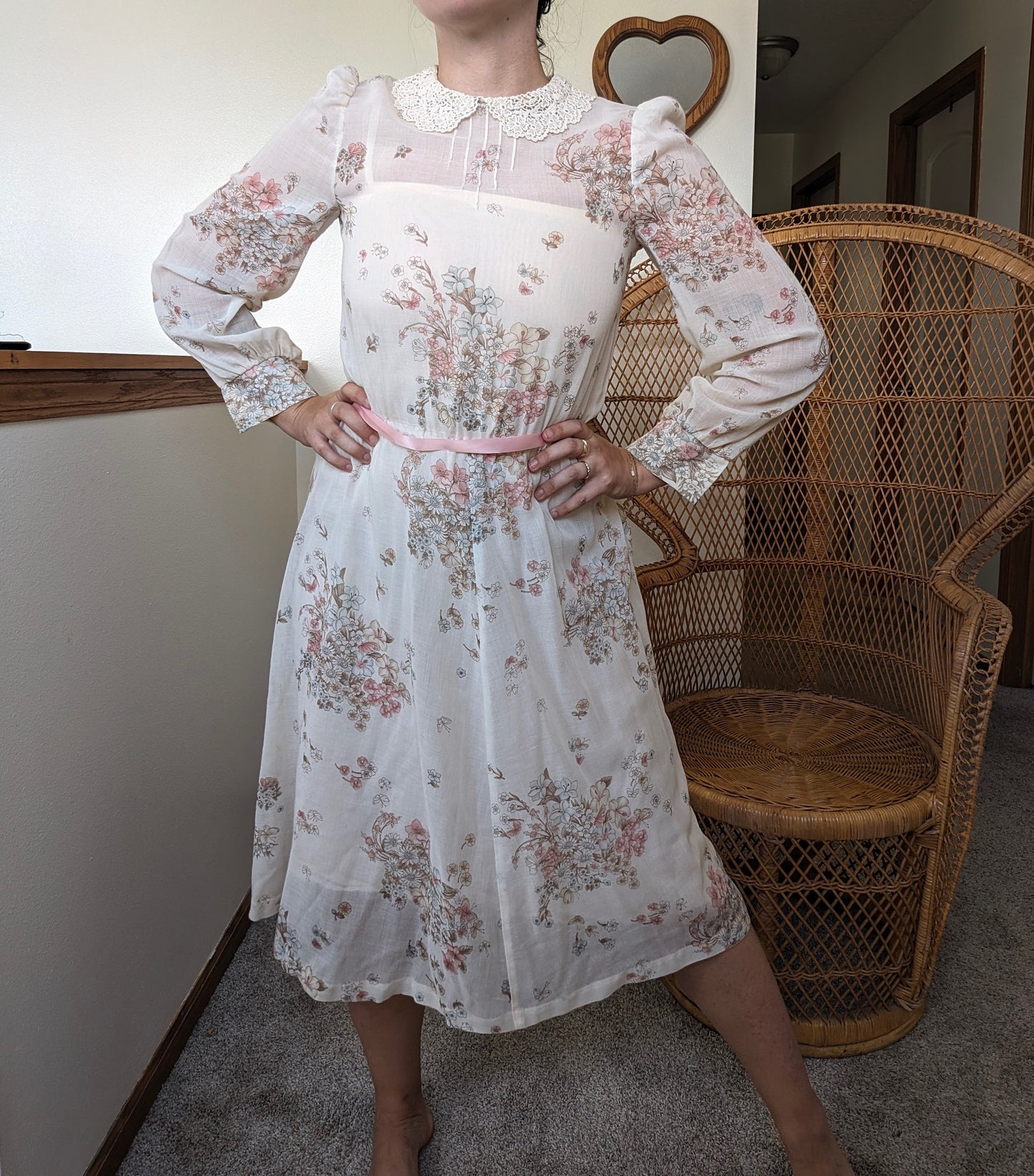 1970s floral dress Dress Rad Bonnie's Vintage