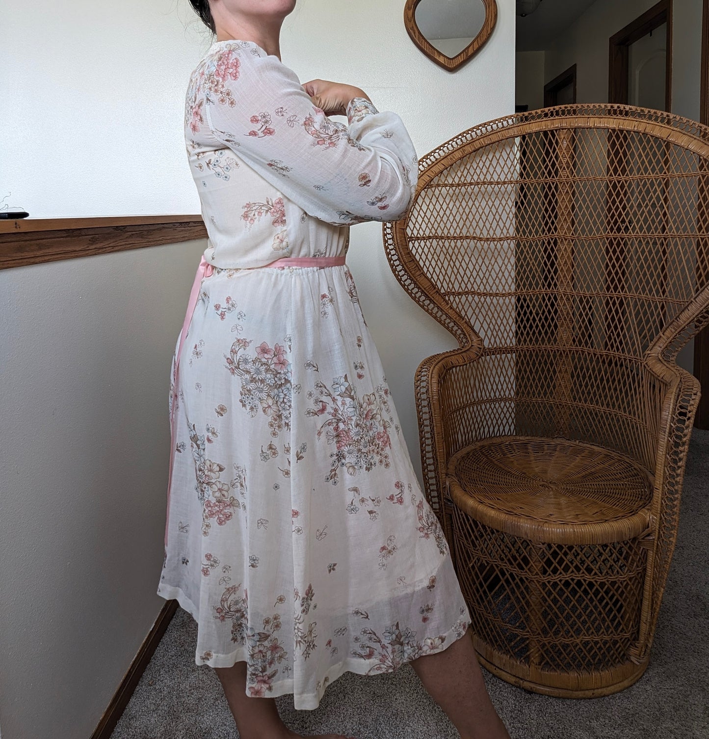 1970s floral dress Dress Rad Bonnie's Vintage