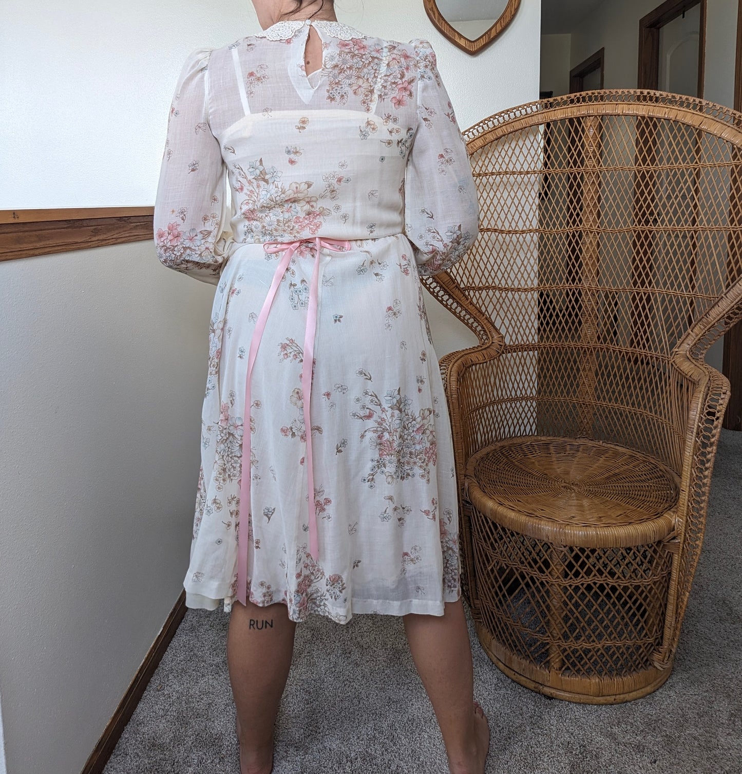 1970s floral dress Dress Rad Bonnie's Vintage