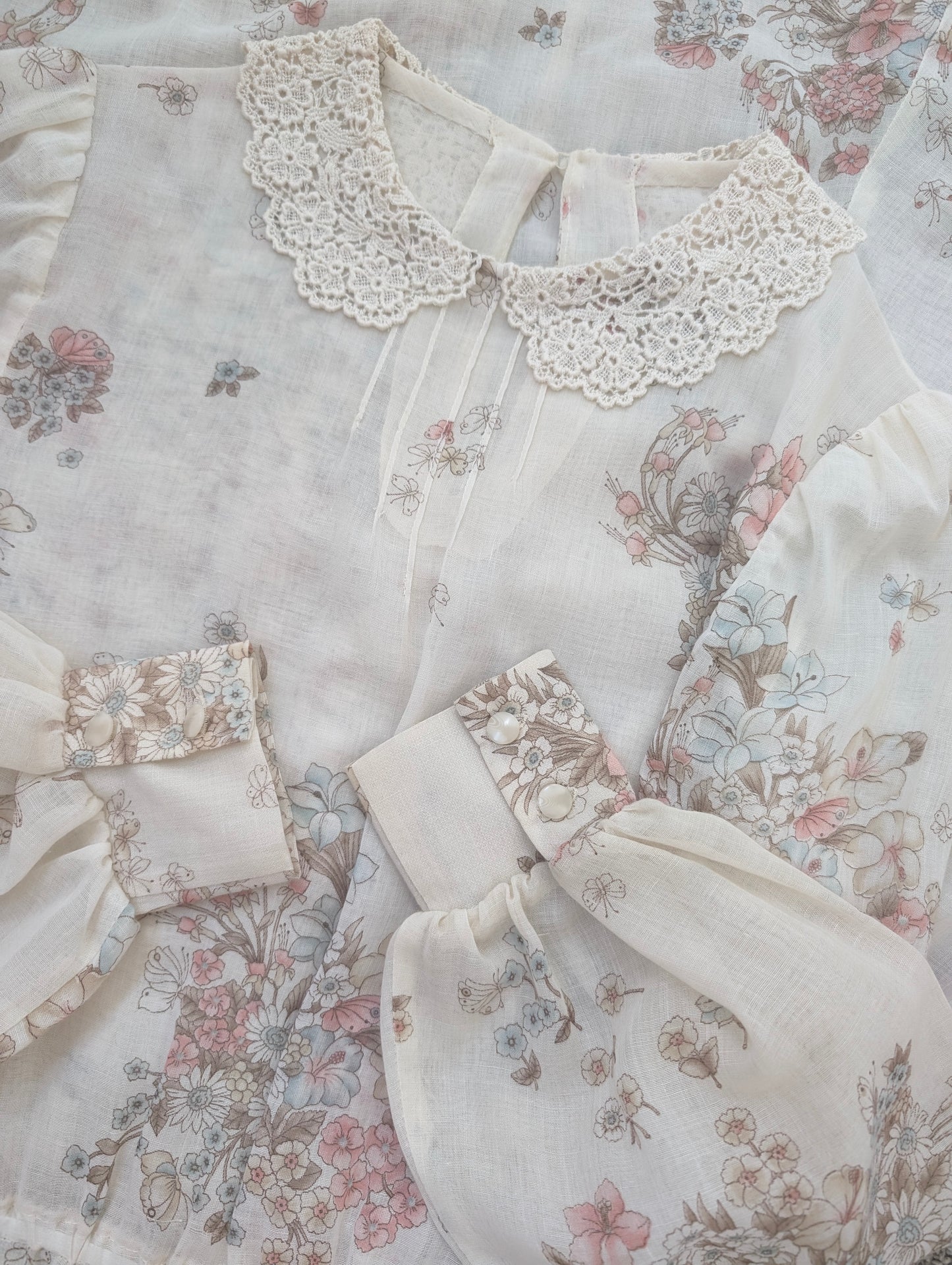 1970s floral dress Dress Rad Bonnie's Vintage