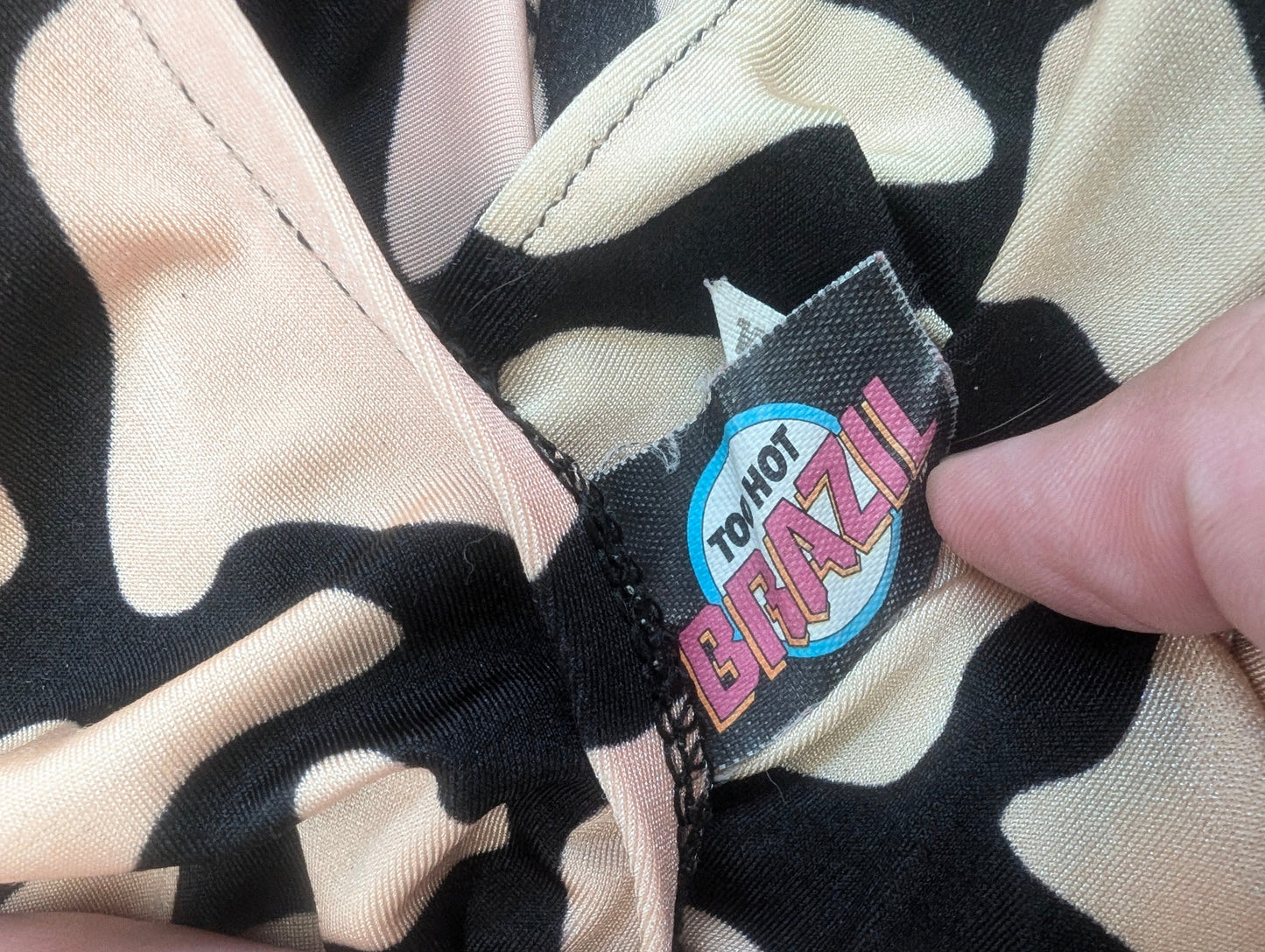 1980s open back swimsuit Swim Rad Bonnie's Vintage