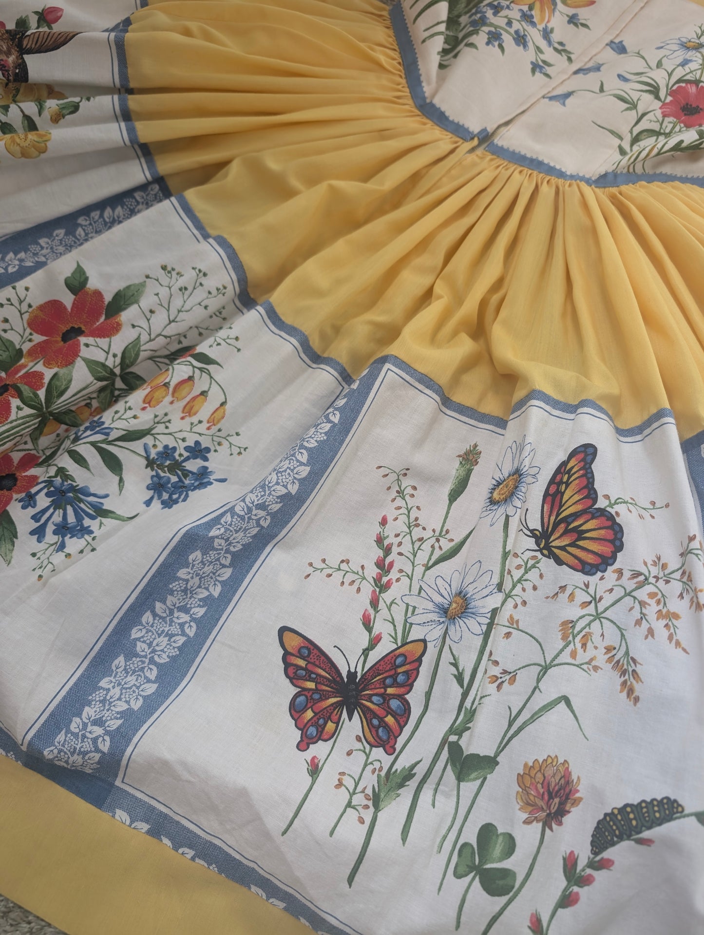 1970s birds & bees dress Dress Rad Bonnie's Vintage