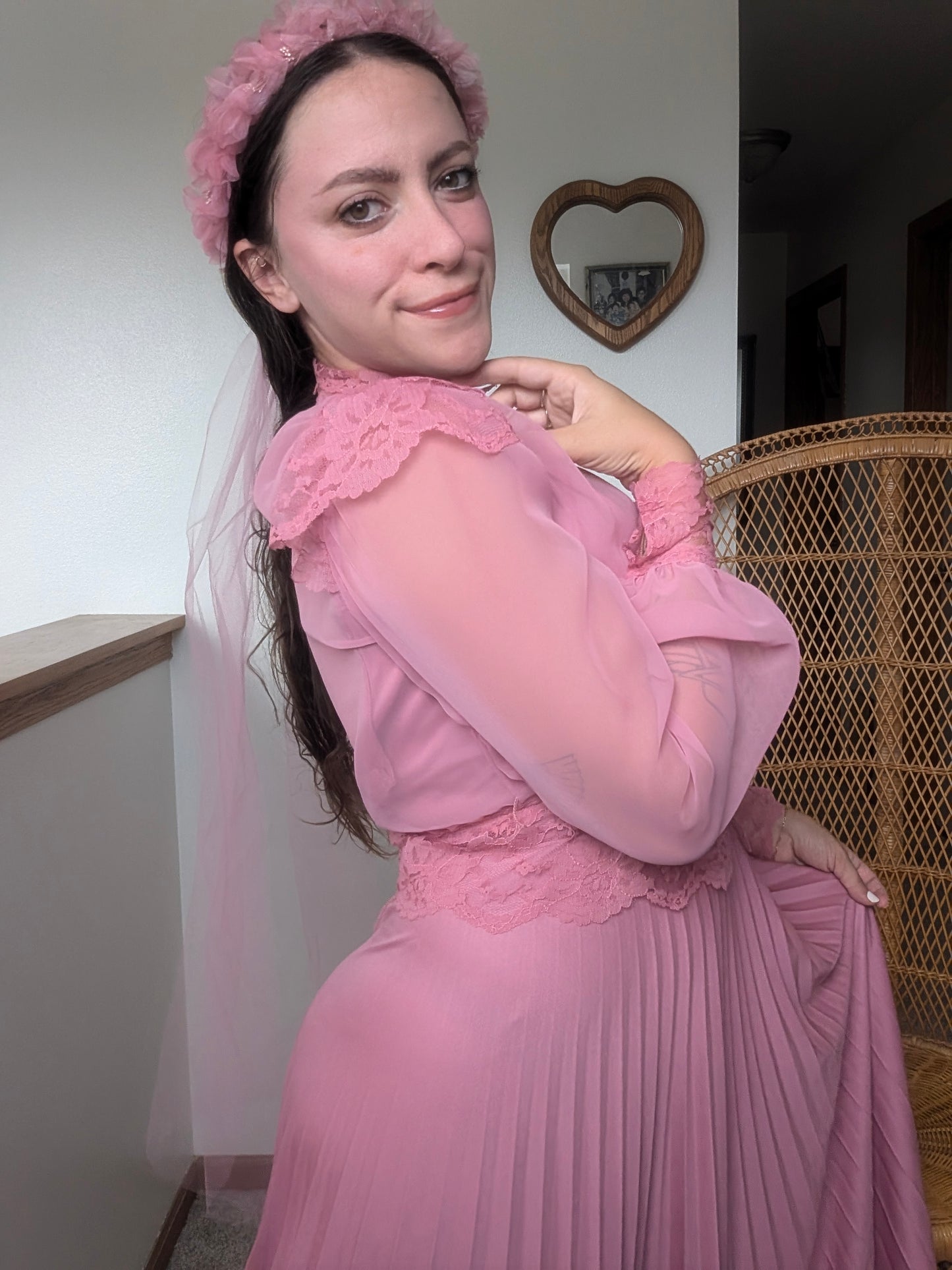 1970s three-piece pink fairy set Dress Rad Bonnie's Vintage