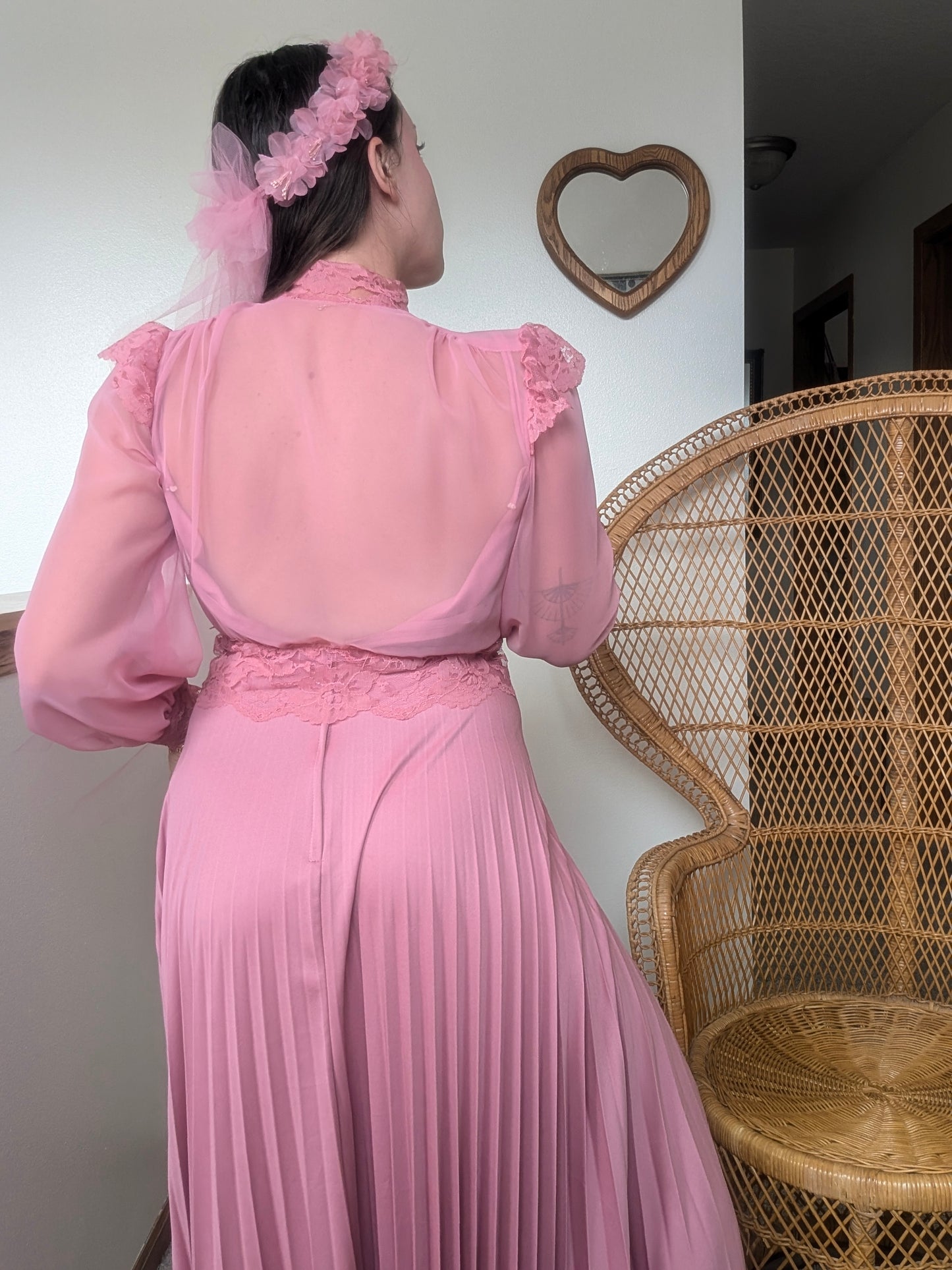 1970s three-piece pink fairy set Dress Rad Bonnie's Vintage