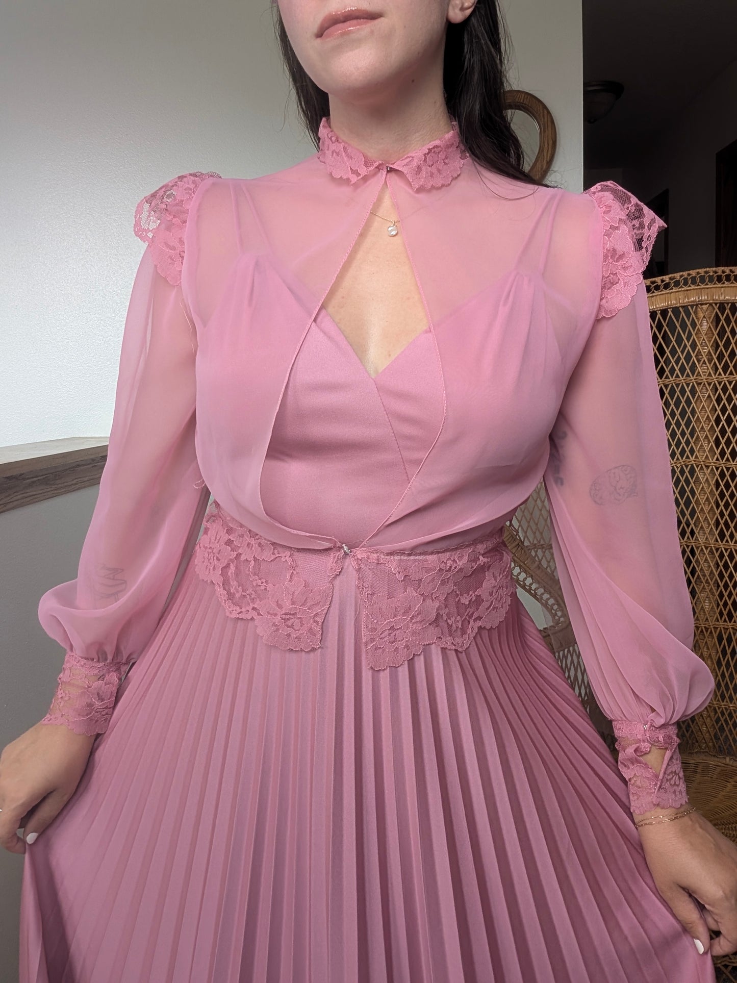 1970s three-piece pink fairy set Dress Rad Bonnie's Vintage