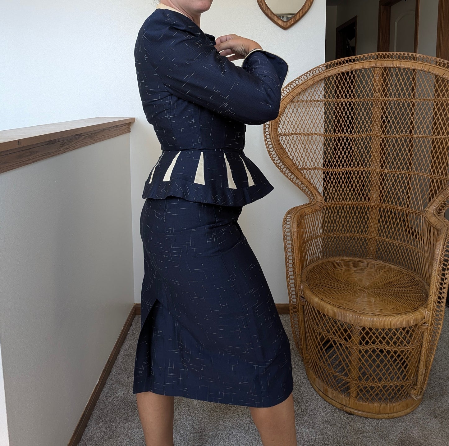 Rare 1940s Lilli Ann skirt suit Suit Rad Bonnie's Vintage