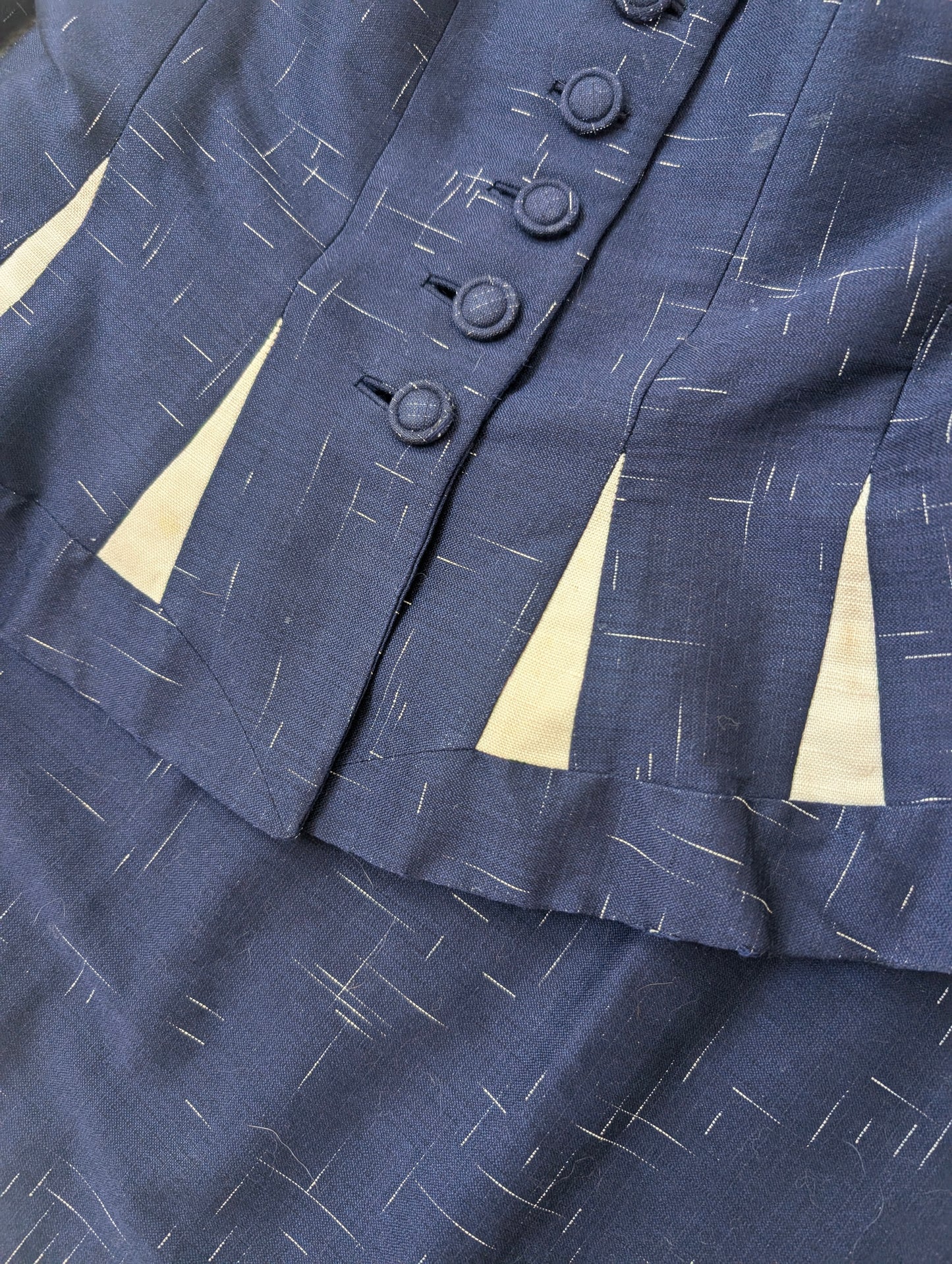 Rare 1940s Lilli Ann skirt suit Suit Rad Bonnie's Vintage