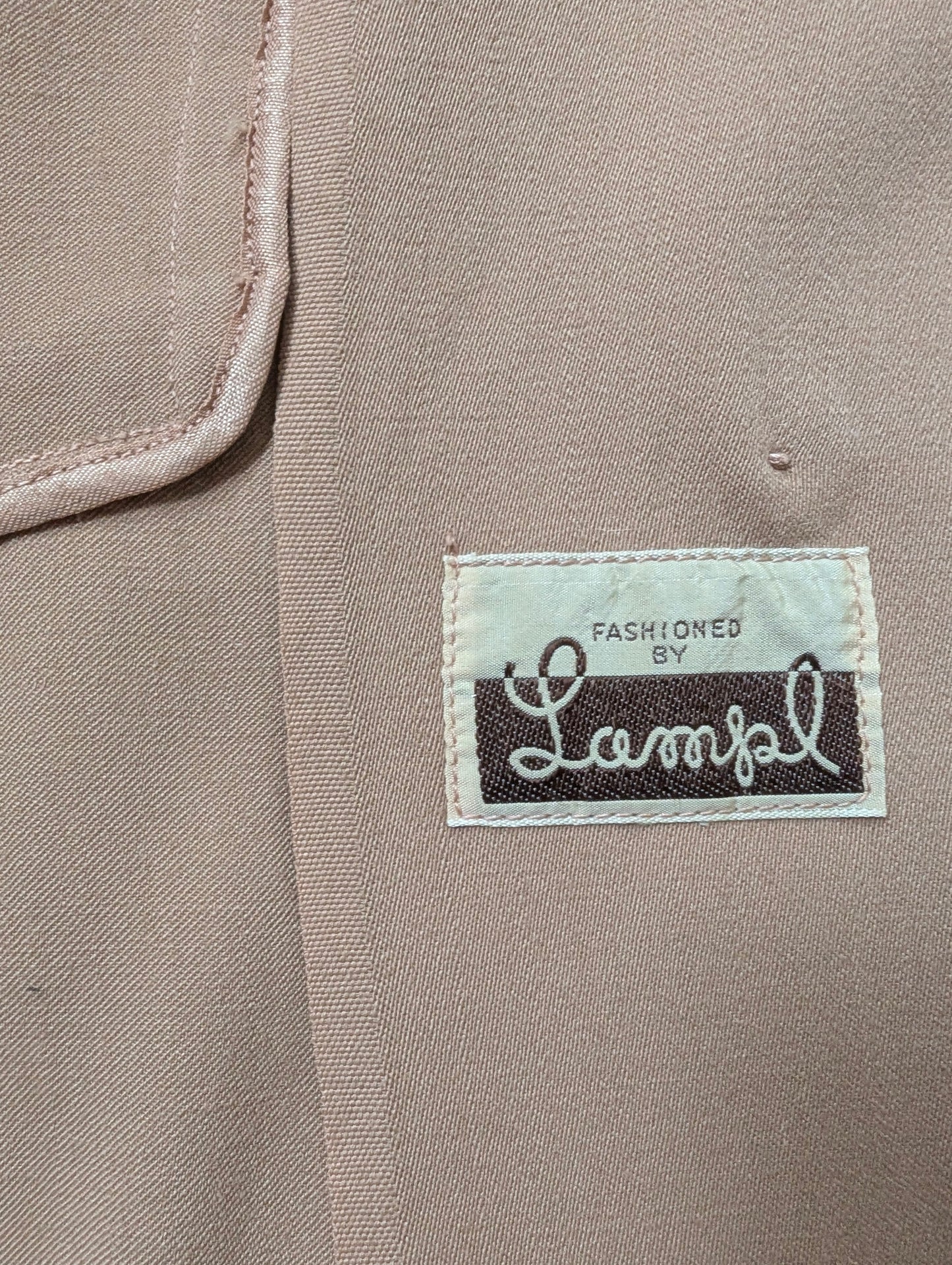 1940s tailored camel blazer Jacket Rad Bonnie's Vintage