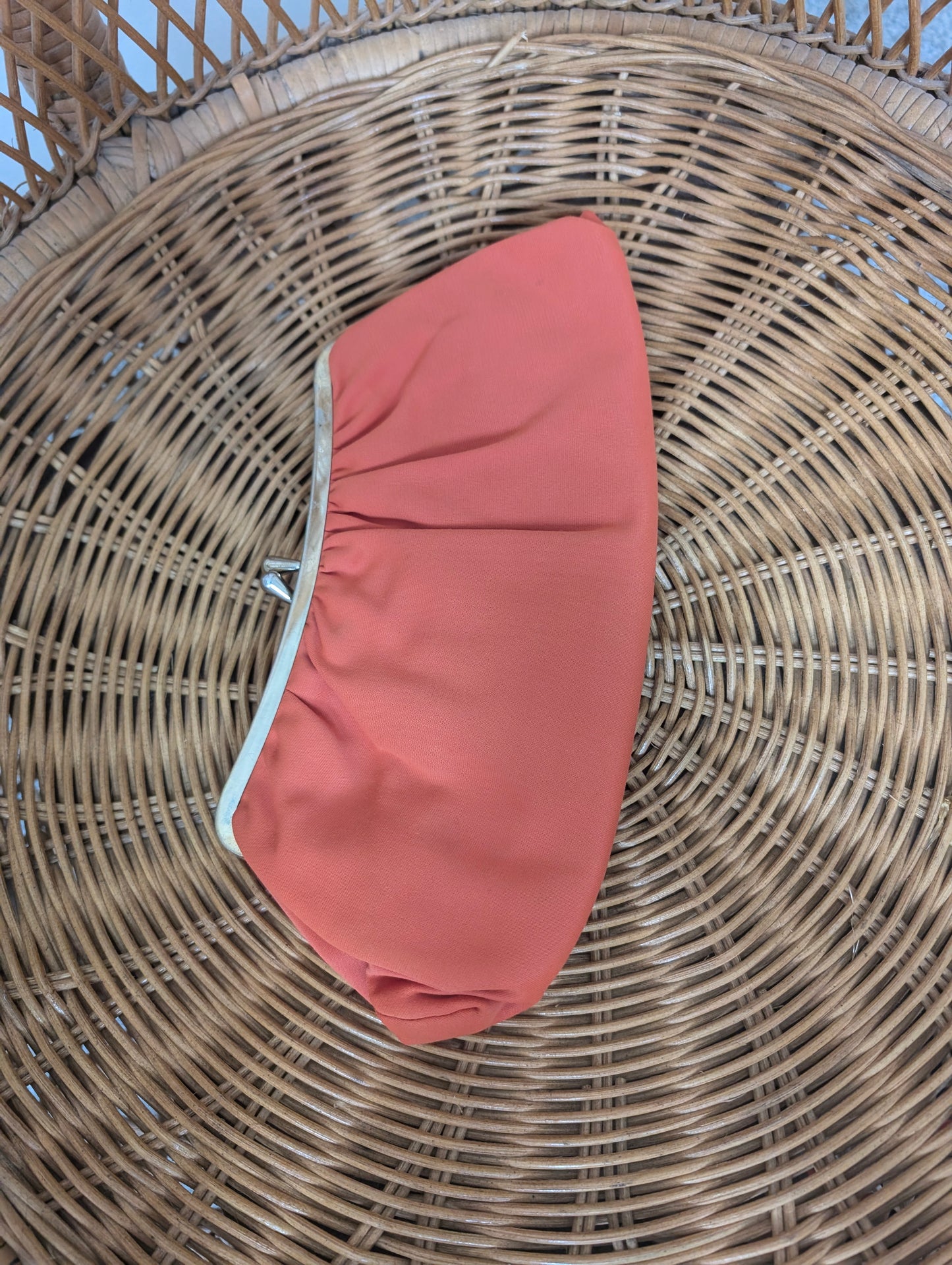 1950s orange purse and glove set Set Rad Bonnie's Vintage