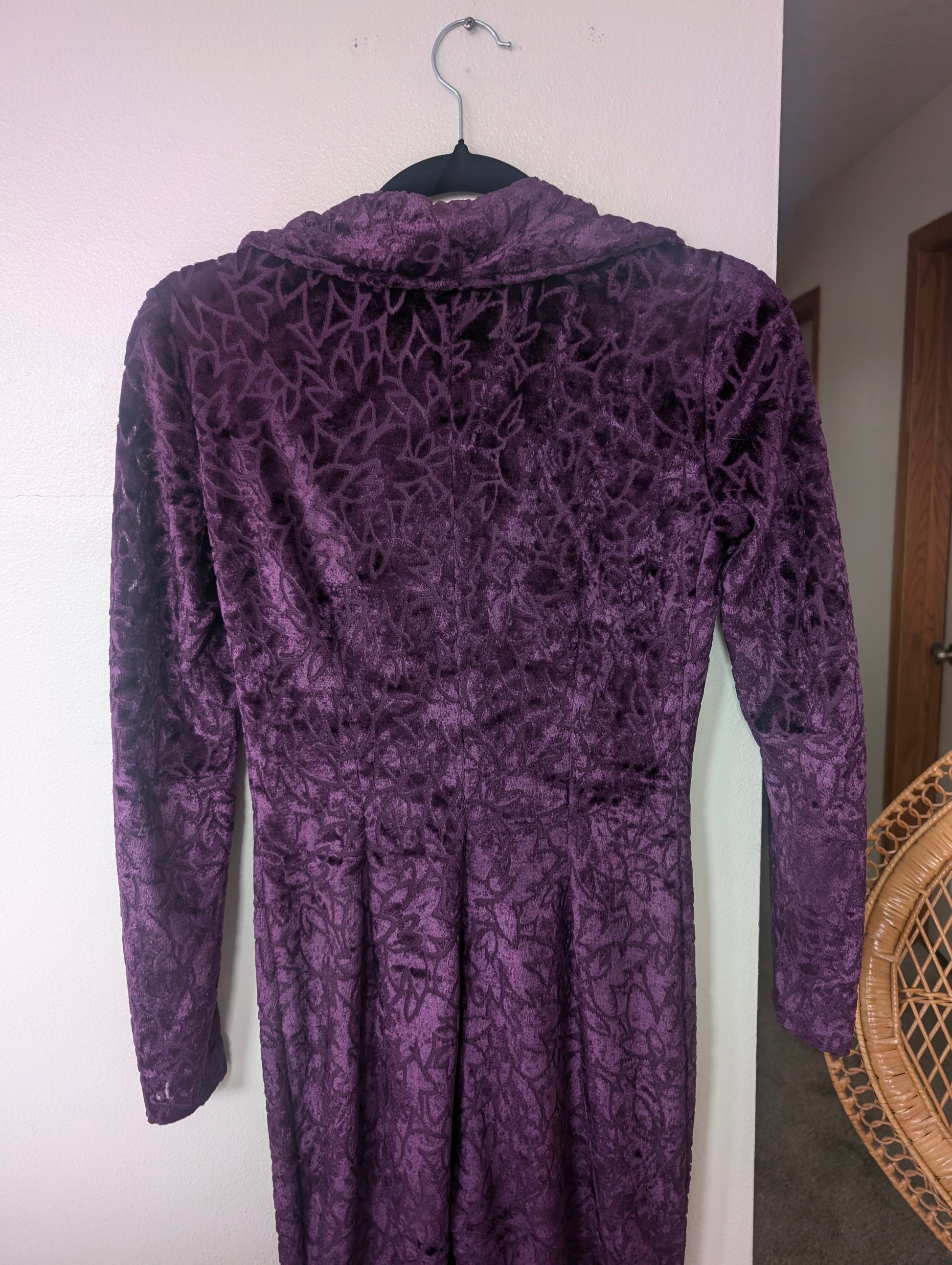 1960/70s purple velvet jumpsuit Jumpsuit Rad Bonnie's Vintage