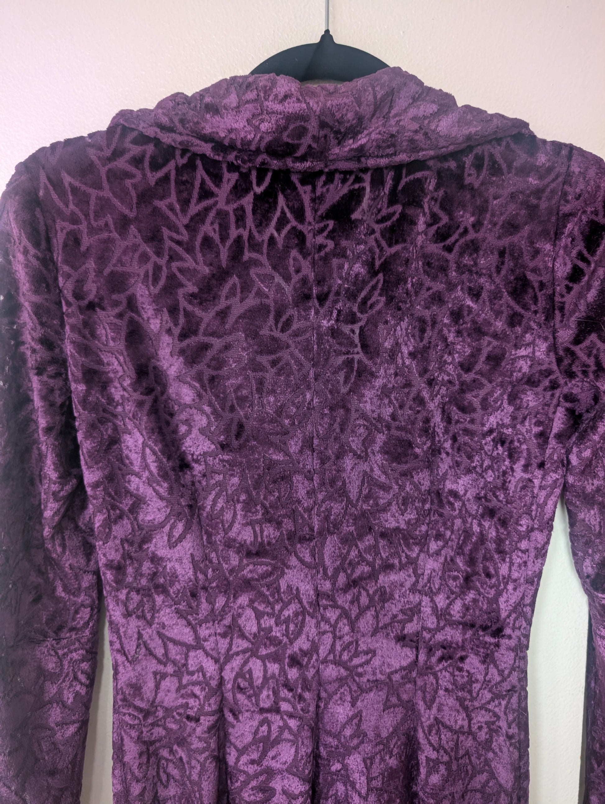 1960/70s purple velvet jumpsuit Jumpsuit Rad Bonnie's Vintage