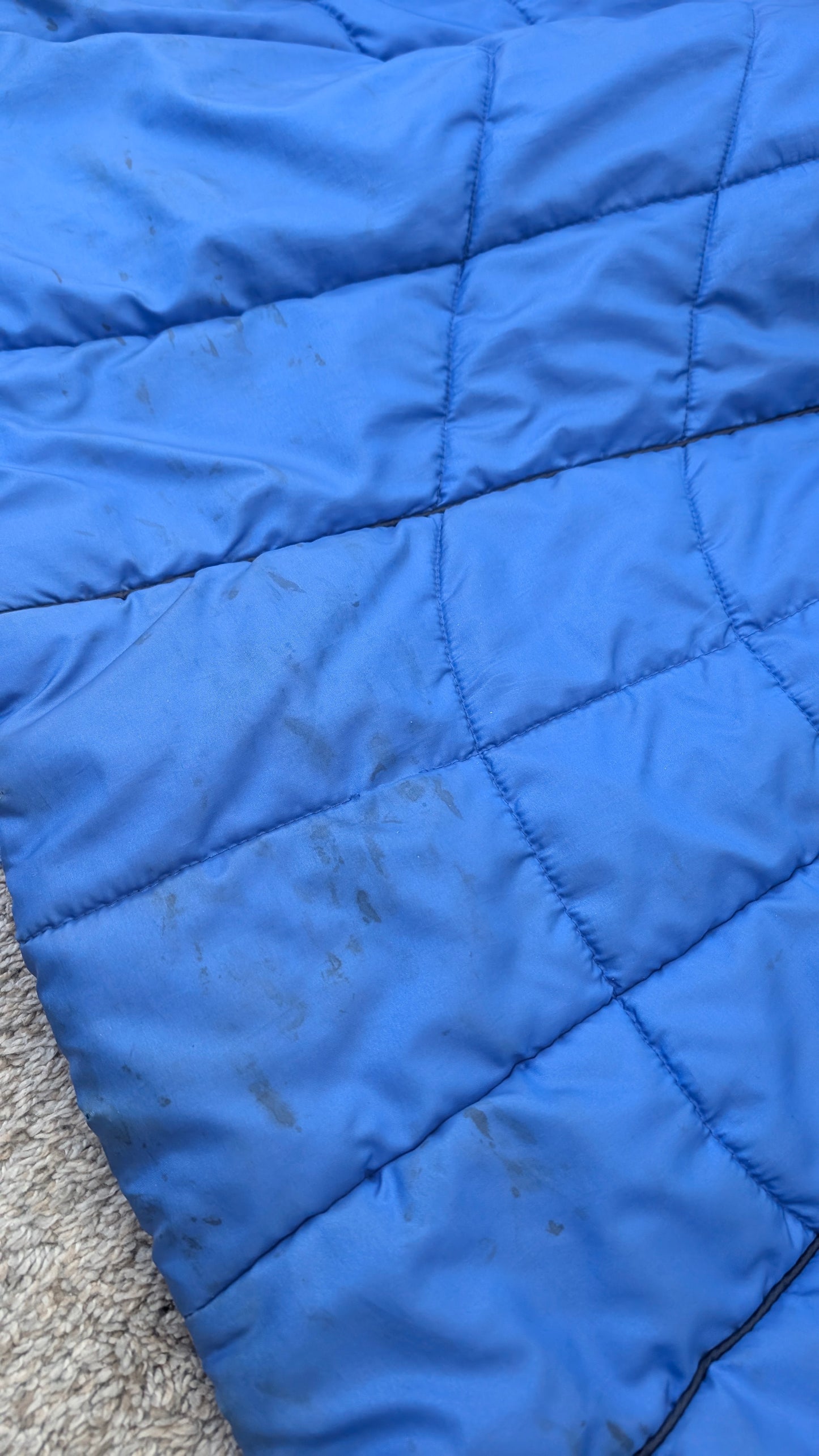 1980s blue puffer Coat Rad Bonnie's Vintage