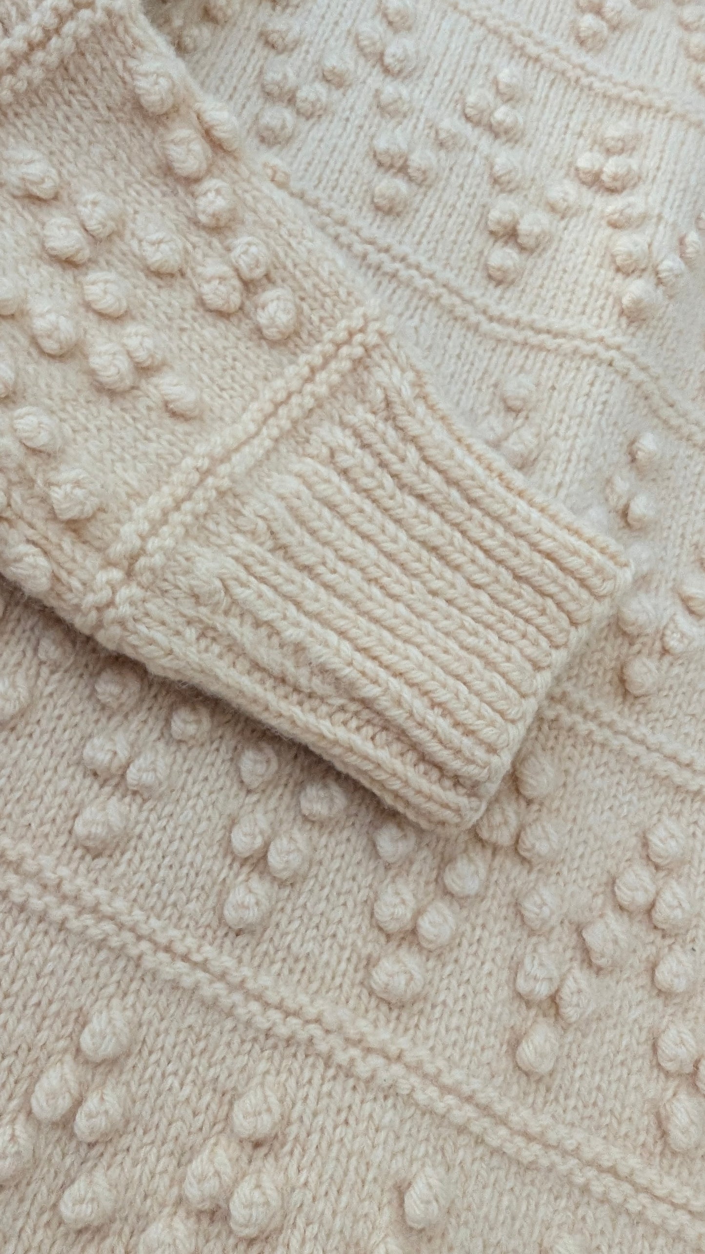 1970s cable knit sweater Sweater Rad Bonnie's Vintage