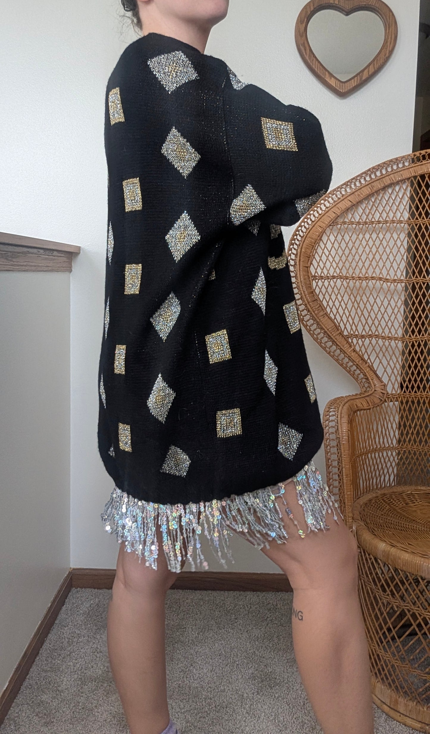 1980s metallic bow sweater Sweater Rad Bonnie's Vintage