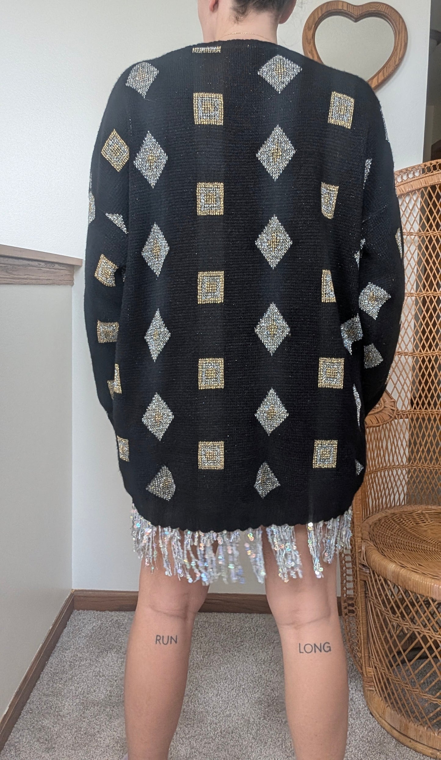1980s metallic bow sweater Sweater Rad Bonnie's Vintage