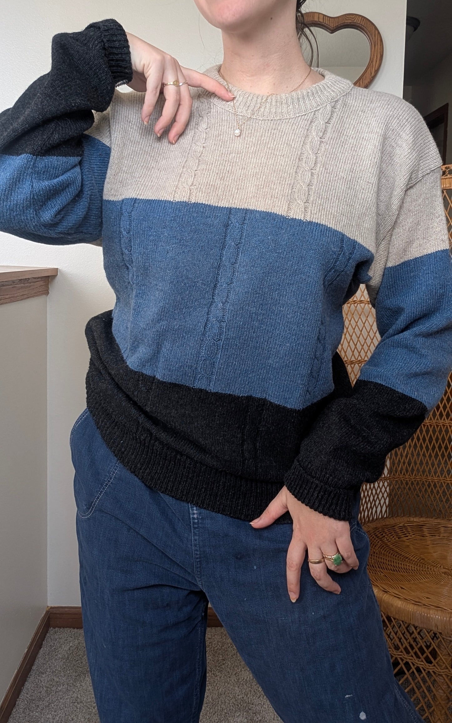 1990s striped sweater Sweater Rad Bonnie's Vintage
