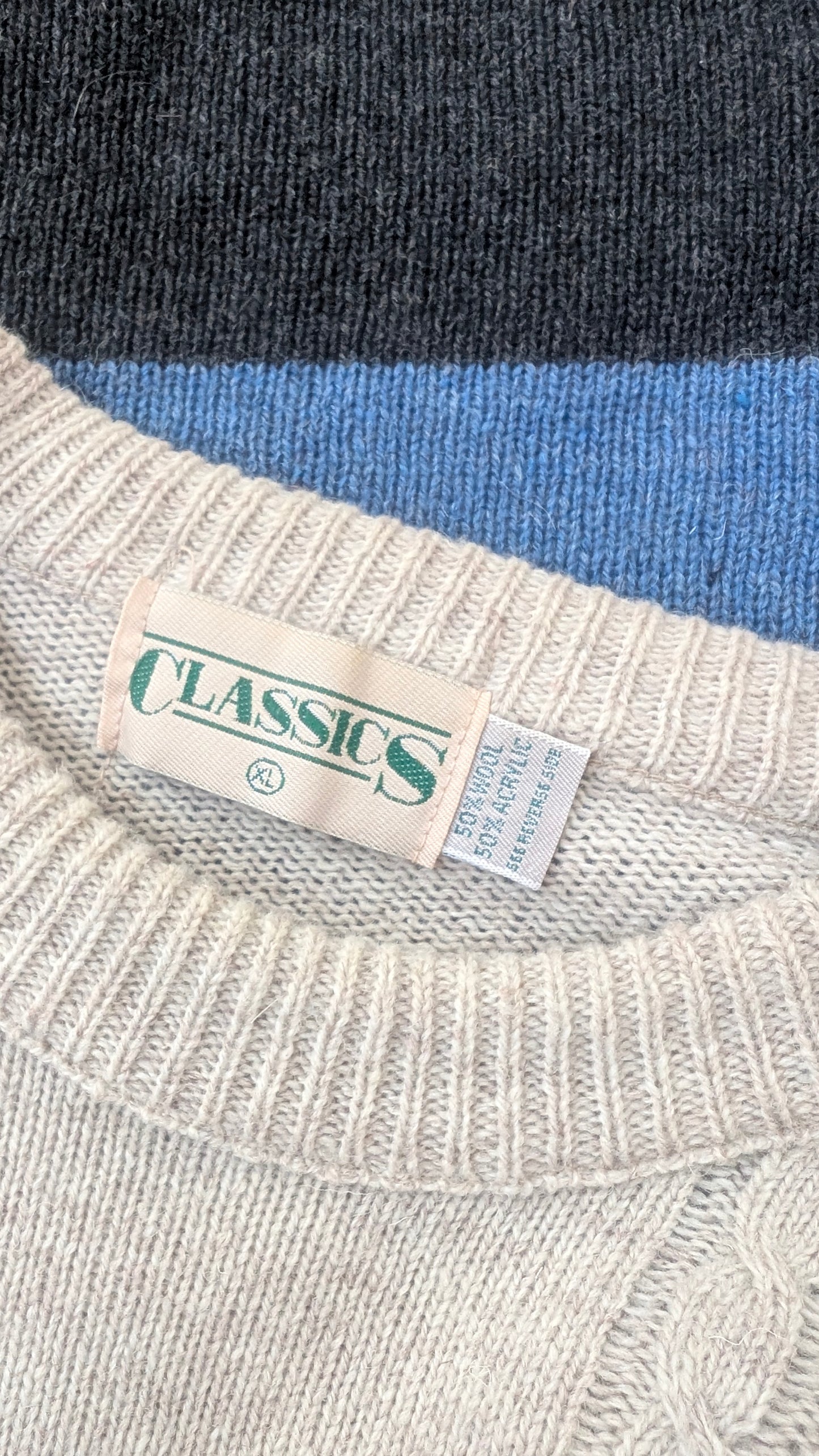1990s striped sweater Sweater Rad Bonnie's Vintage