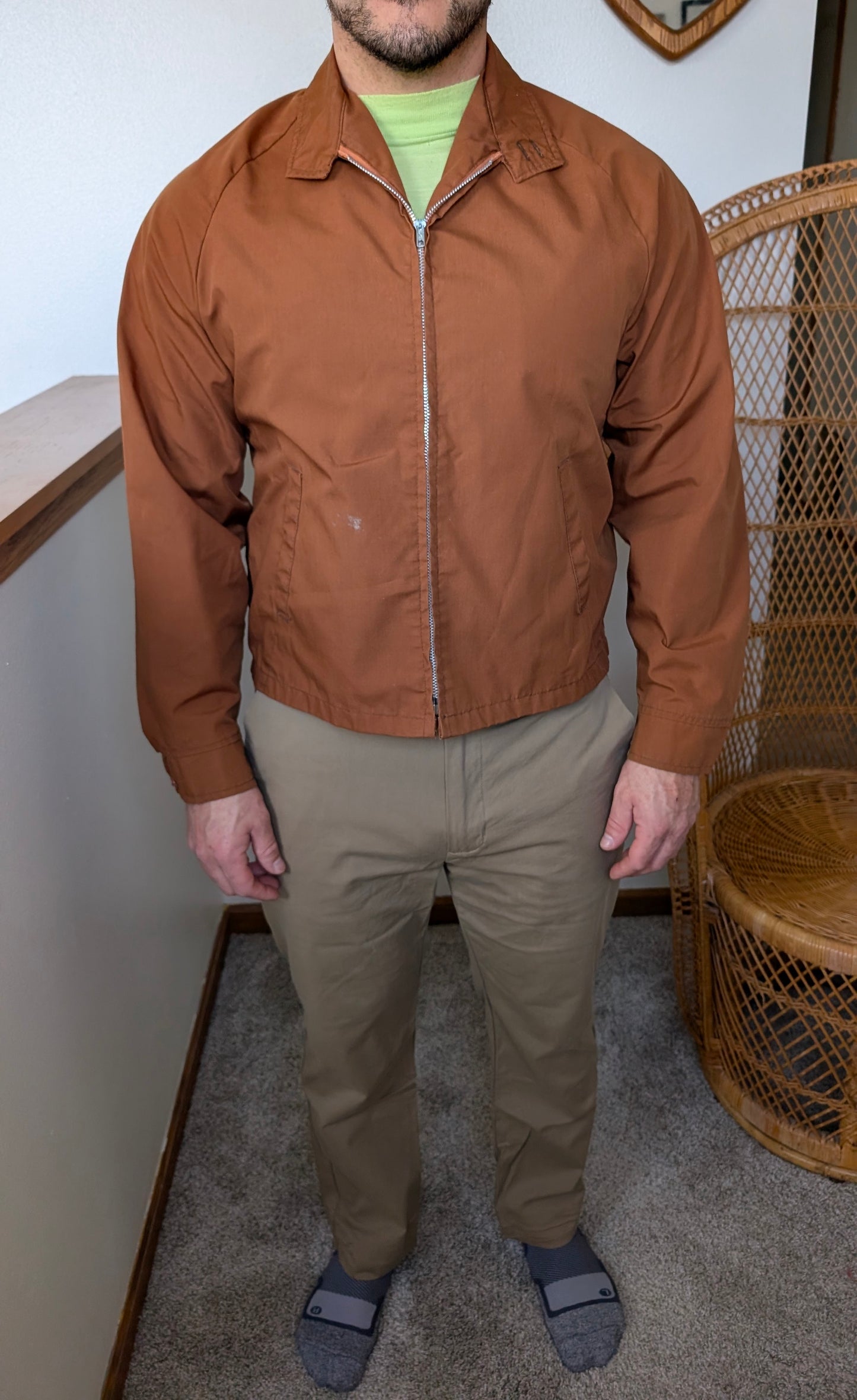 1970s tan jacket Jacket Rad Bonnie's Vintage