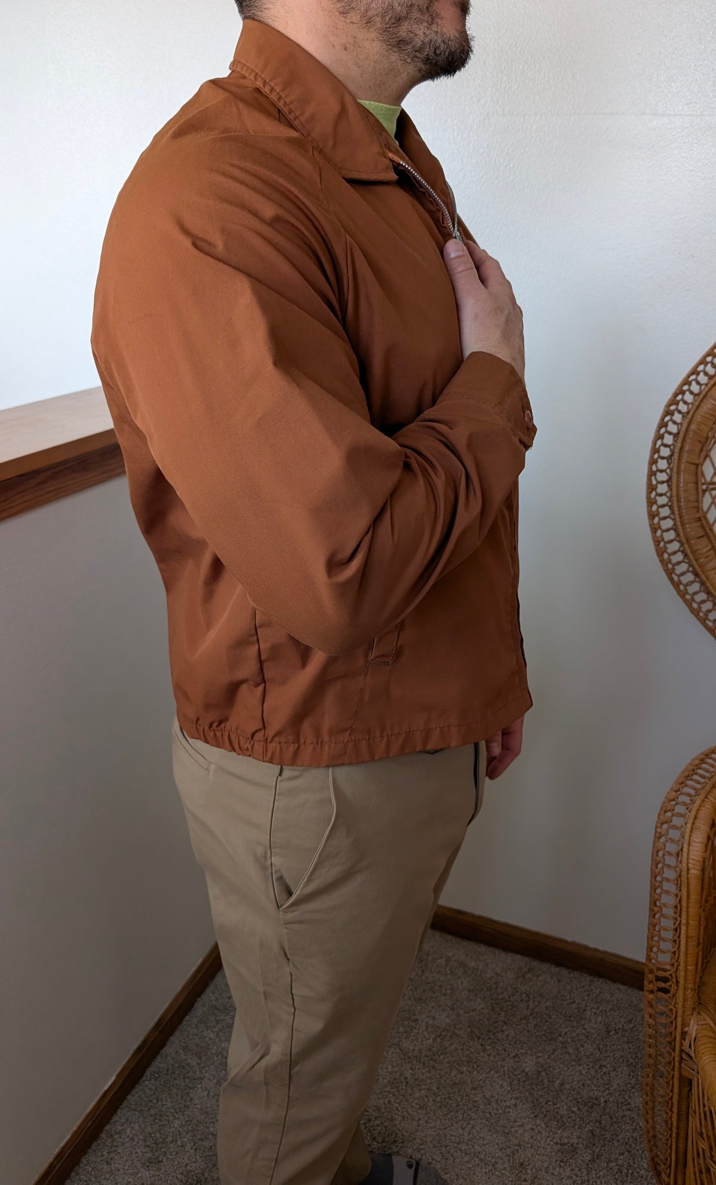 1970s tan jacket Jacket Rad Bonnie's Vintage