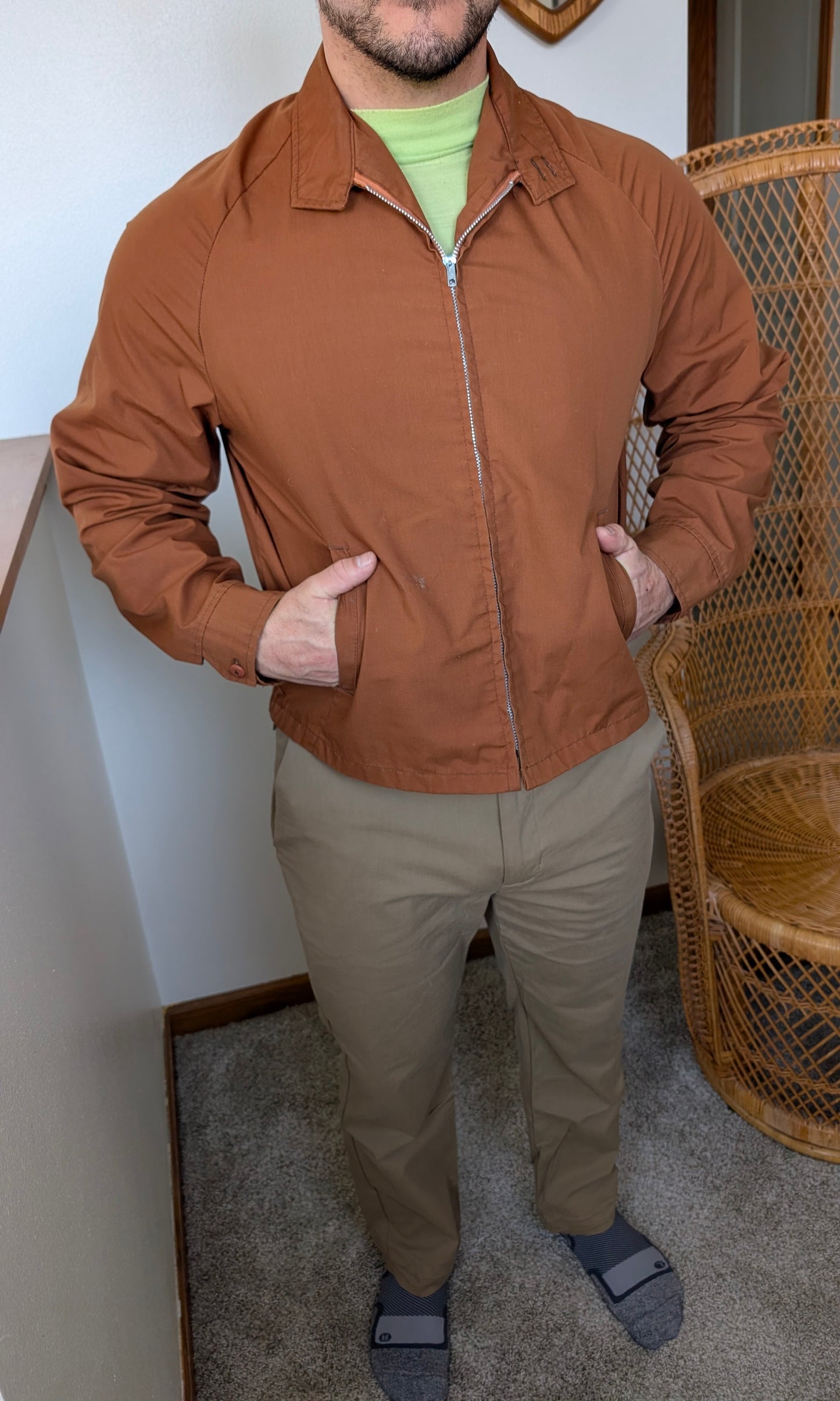 1970s tan jacket Jacket Rad Bonnie's Vintage