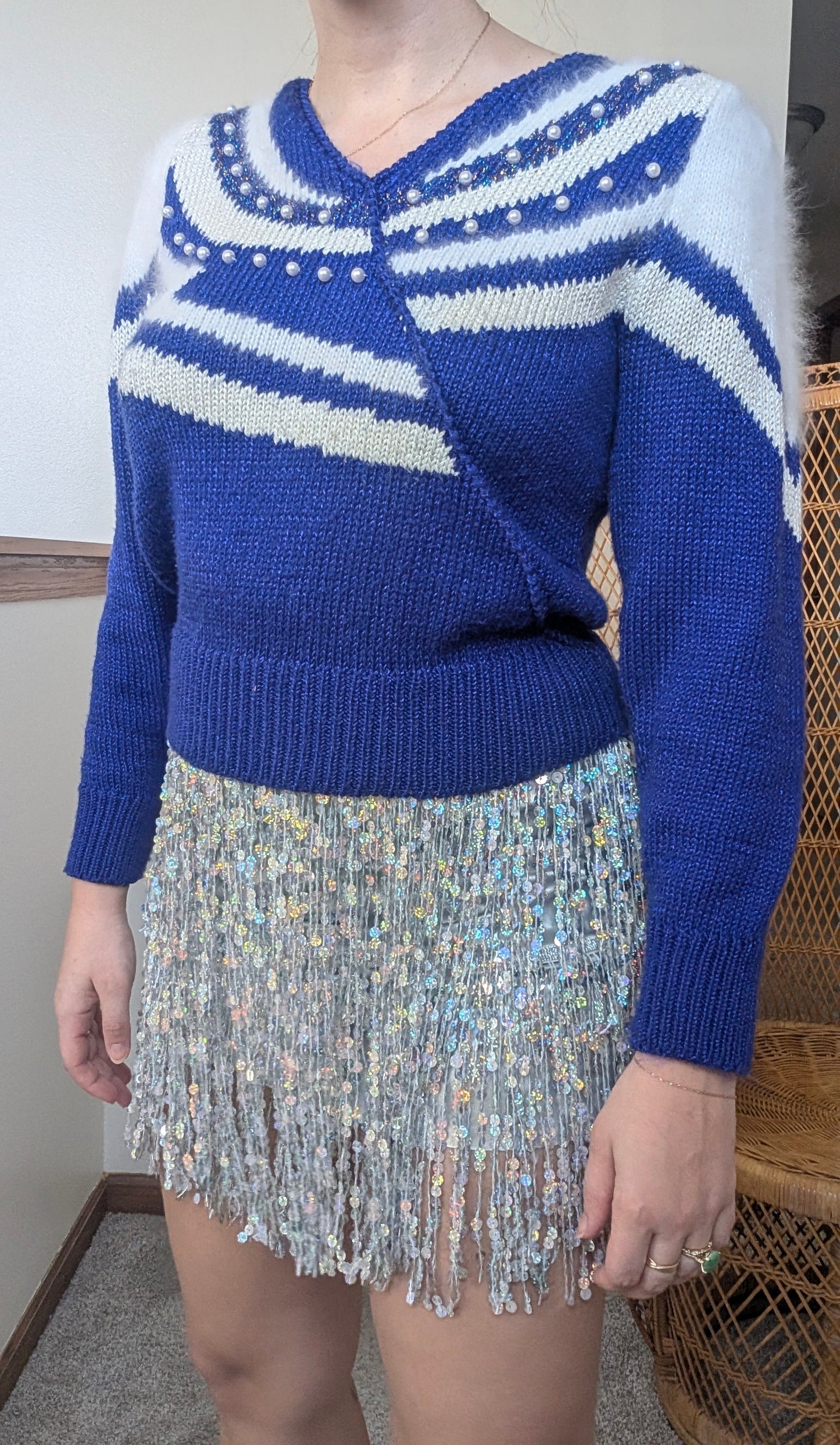 1980s glam sweater Sweater Rad Bonnie's Vintage