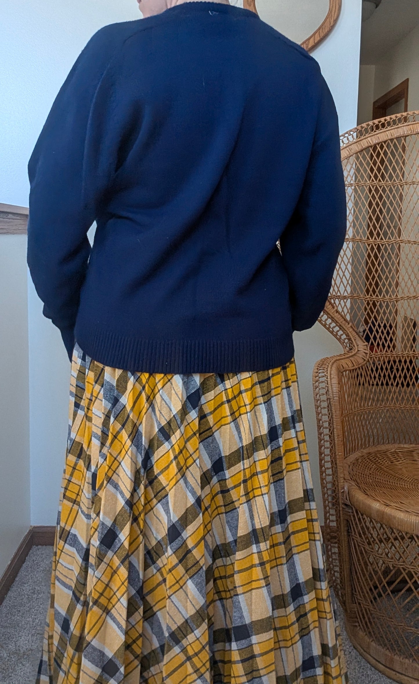 1970s navy sweater Sweater Rad Bonnie's Vintage