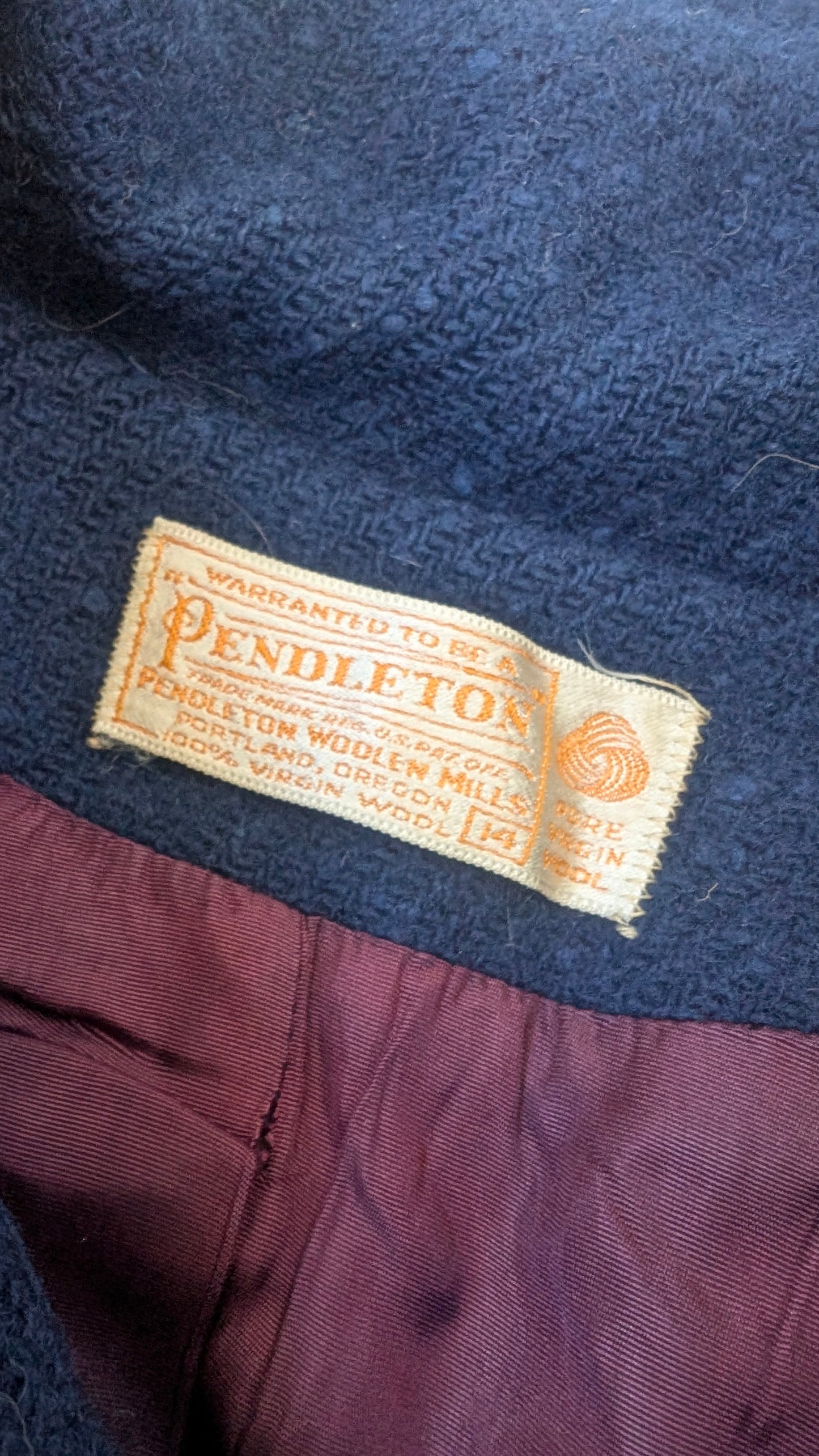 1970s Pendleton jacket Jacket Rad Bonnie's Vintage