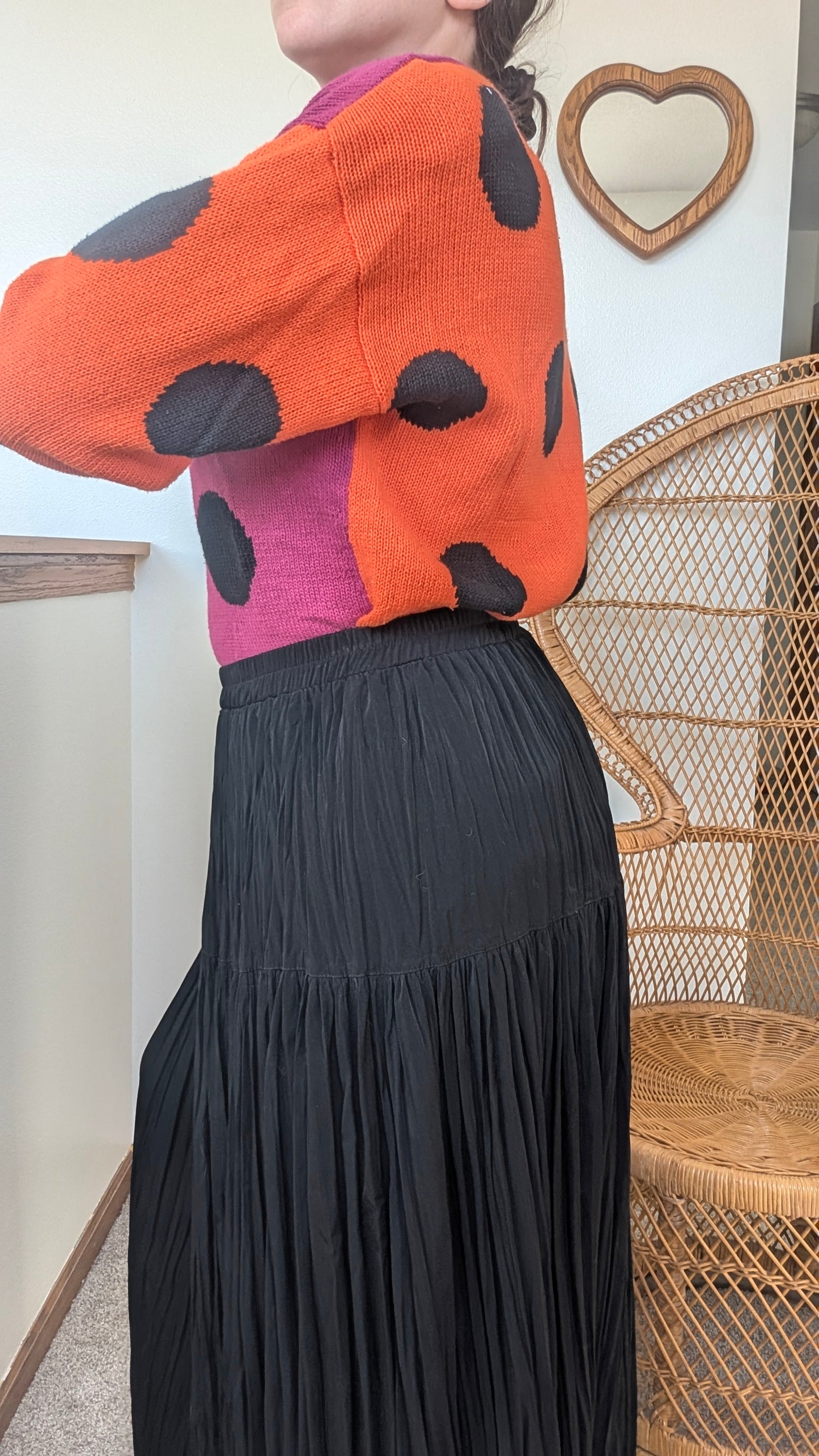 1980s polka dot sweater Sweater Rad Bonnie's Vintage