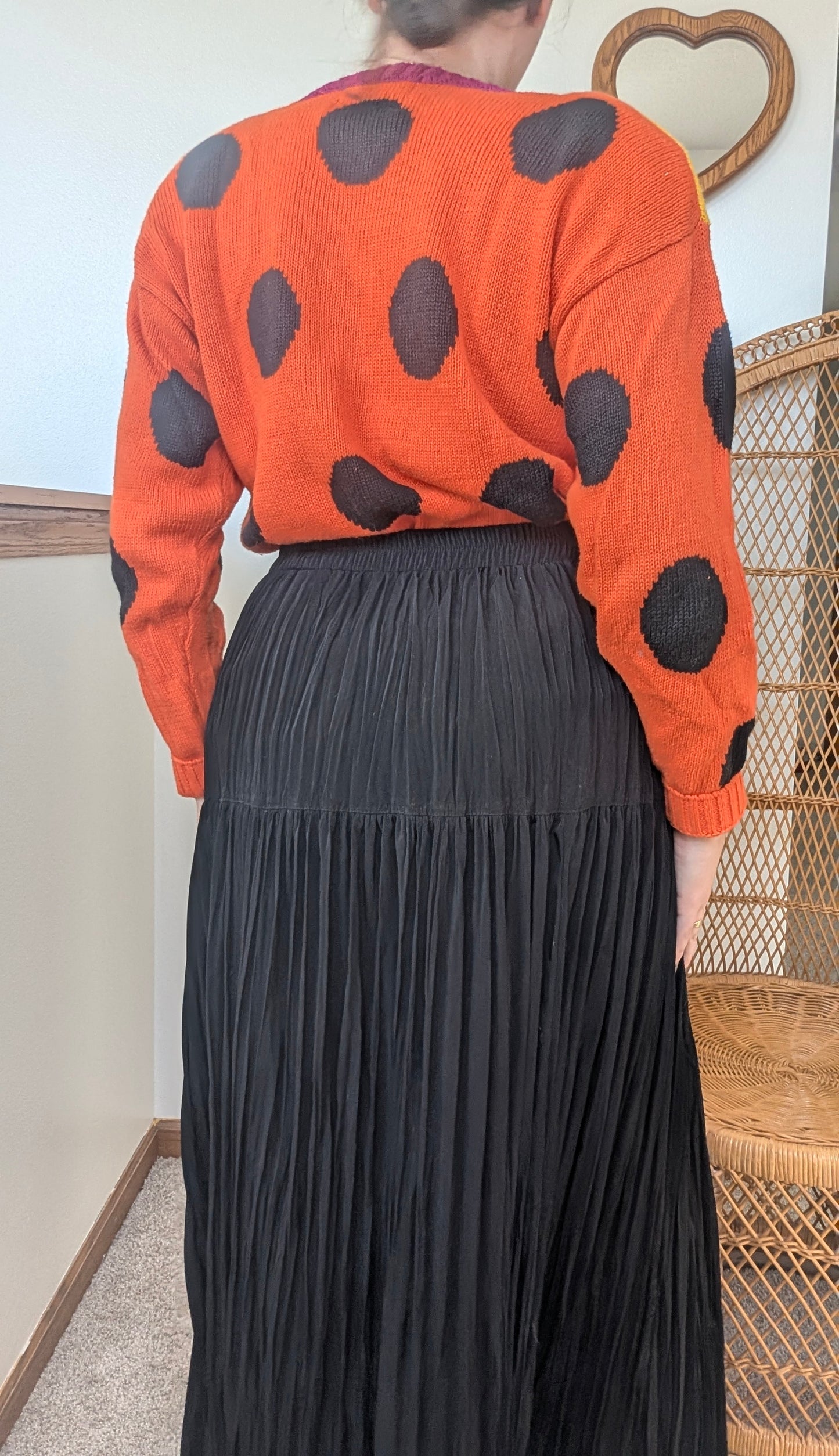 1980s polka dot sweater Sweater Rad Bonnie's Vintage