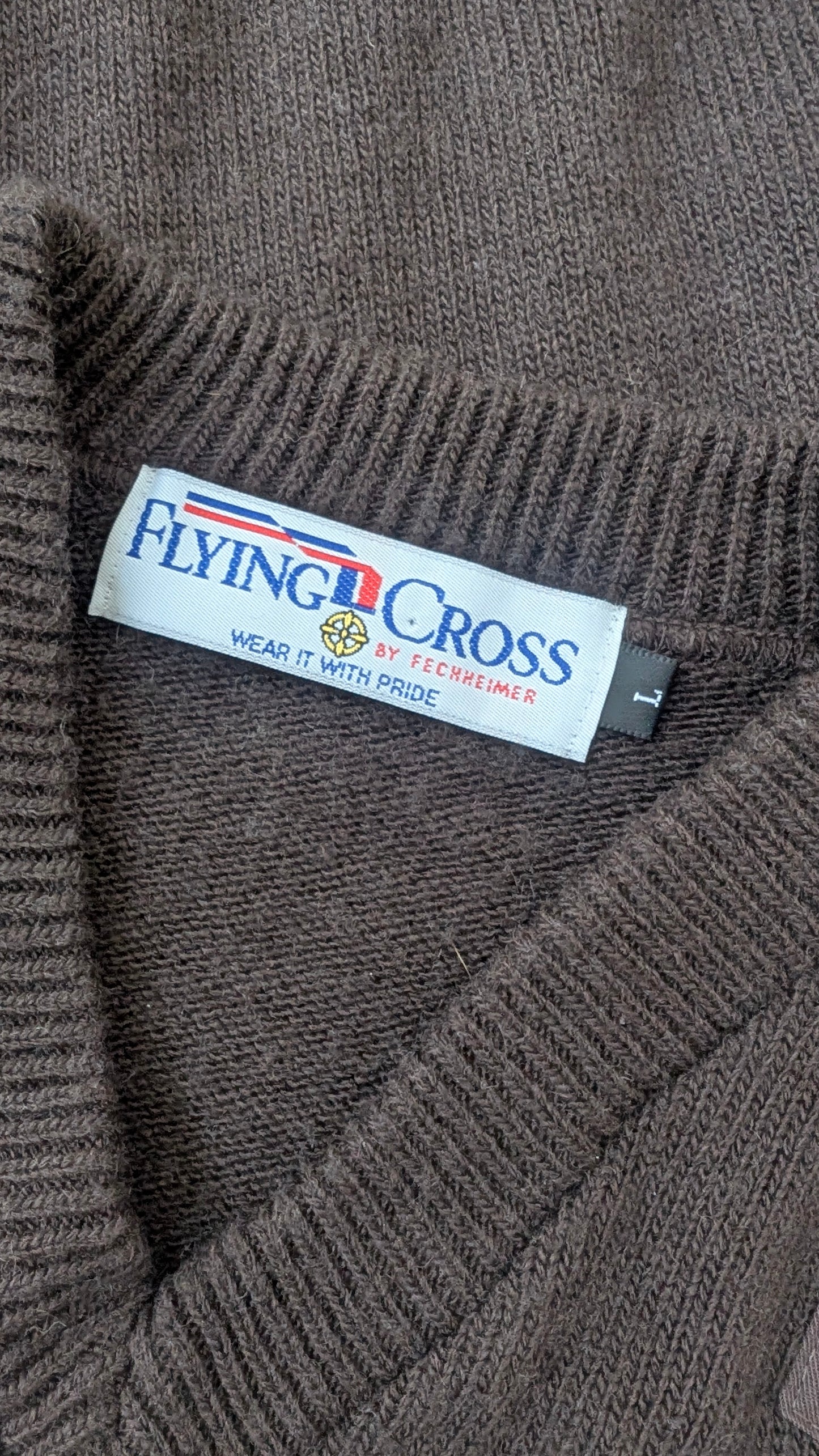 1990s military brown sweater Sweater Rad Bonnie's Vintage
