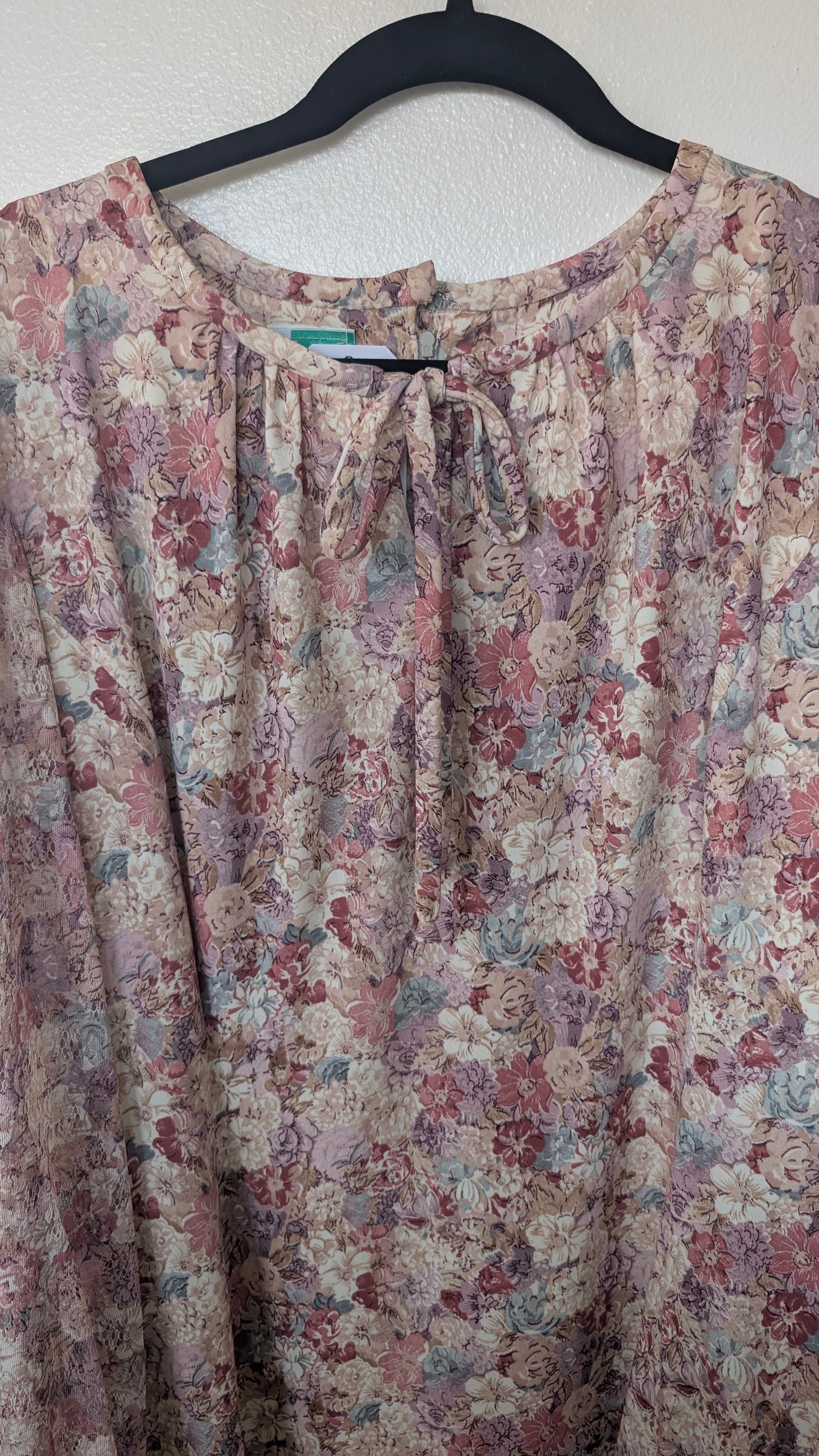 1960s plus size floral dress Dress Rad Bonnie's Vintage