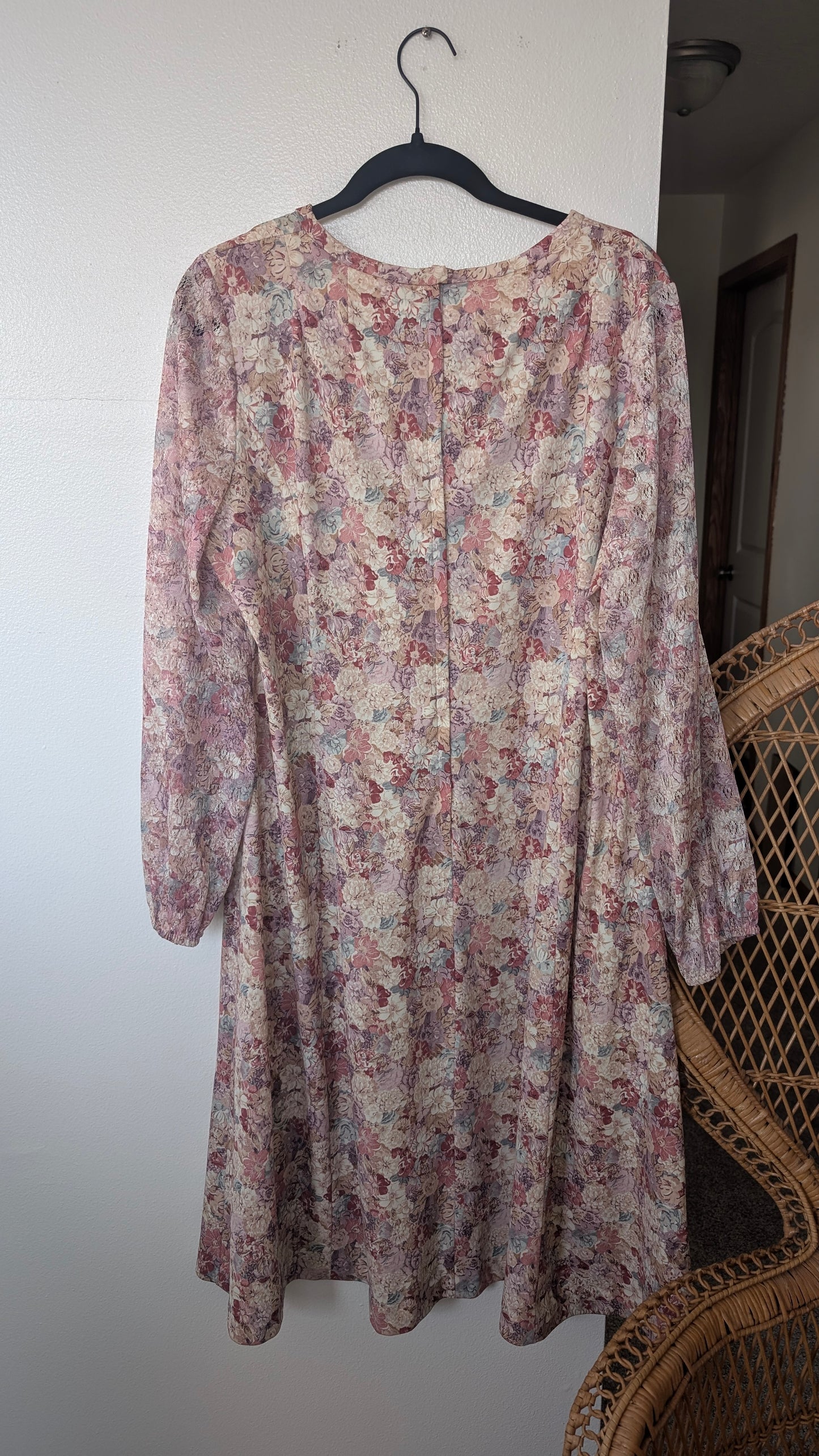 1960s plus size floral dress Dress Rad Bonnie's Vintage