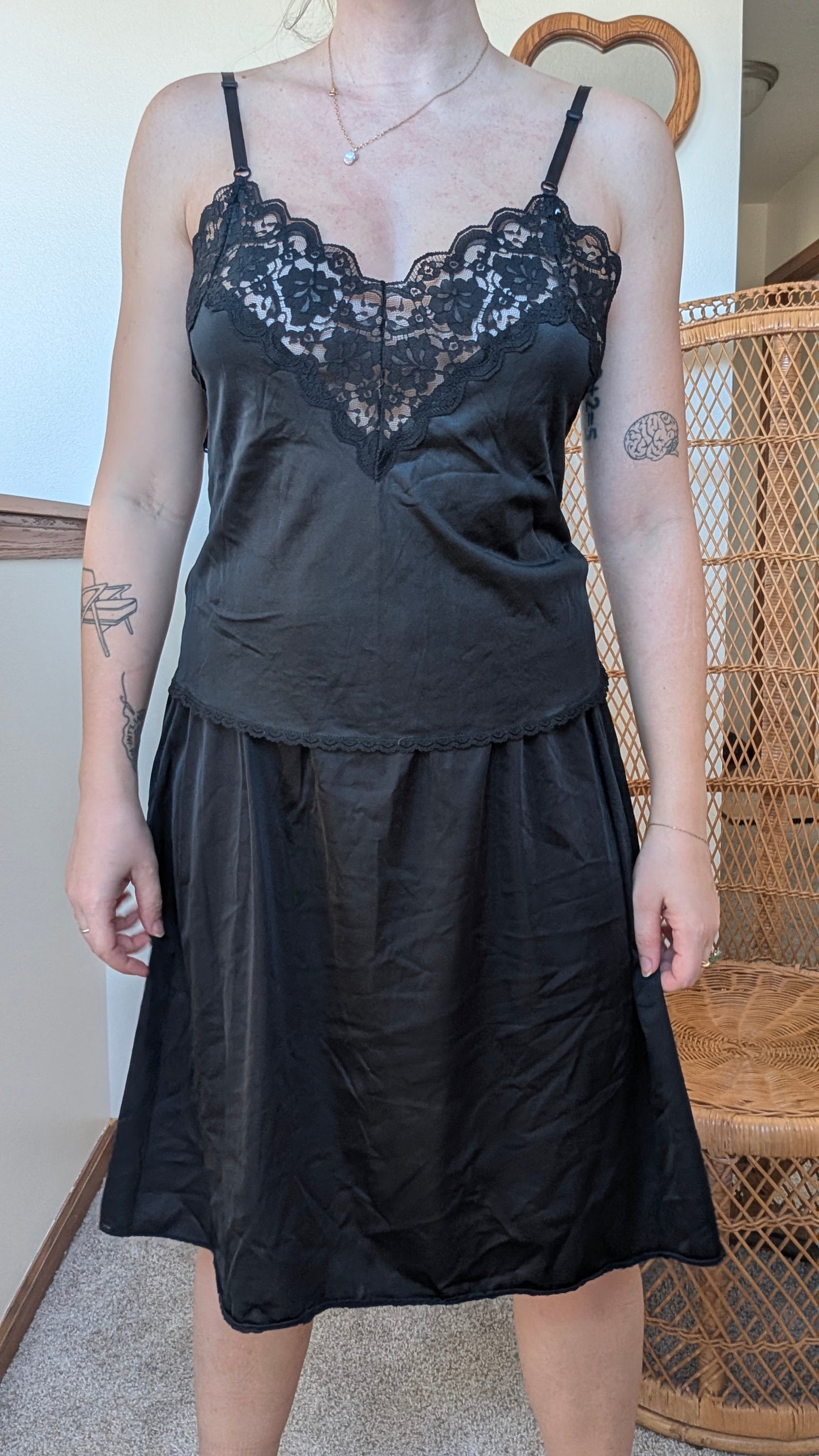 1980s lace cami camisole Rad Bonnie's Vintage