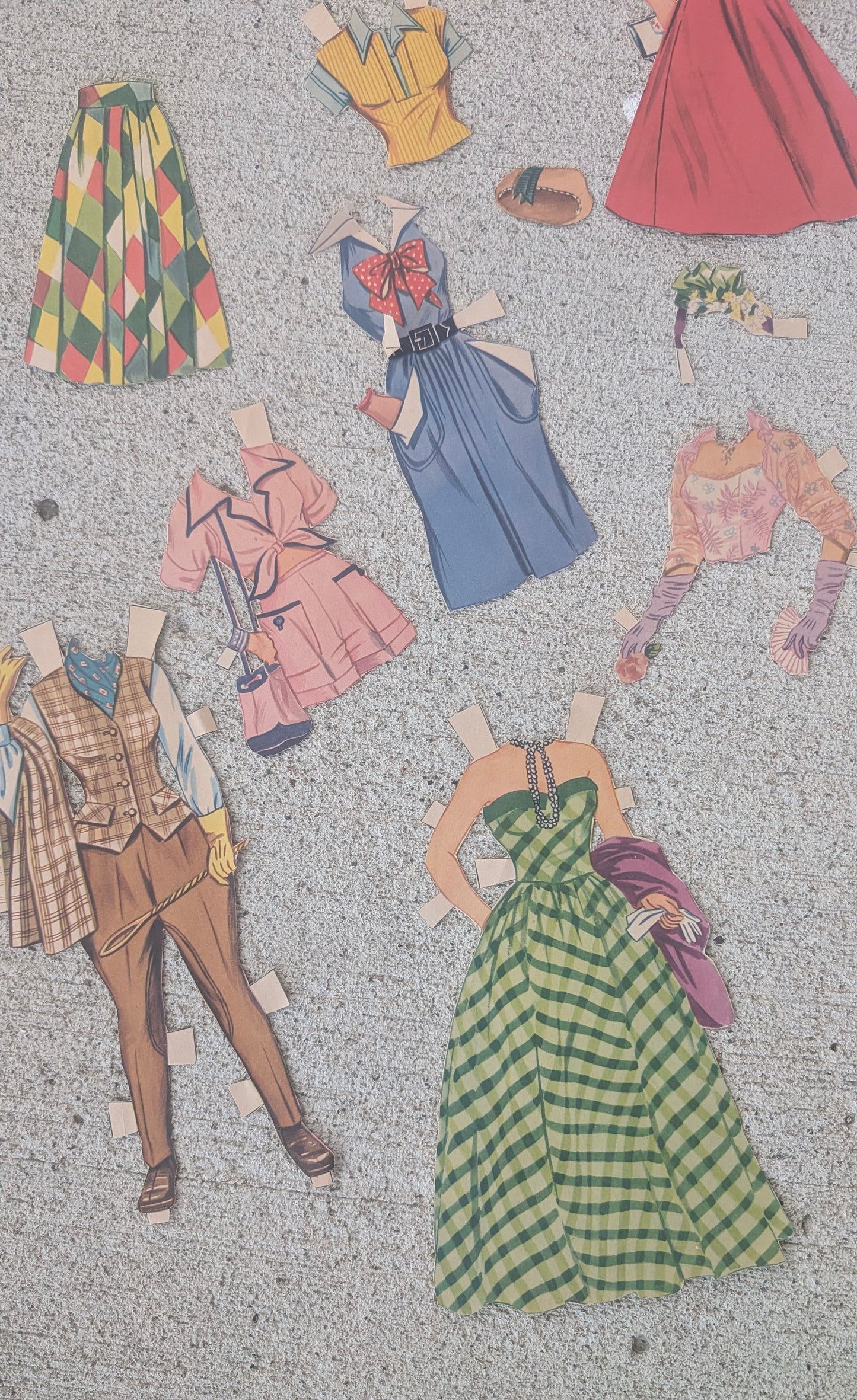 Vintage Elizabeth Taylor paper doll set paper dolls Rad Bonnie's Vintage