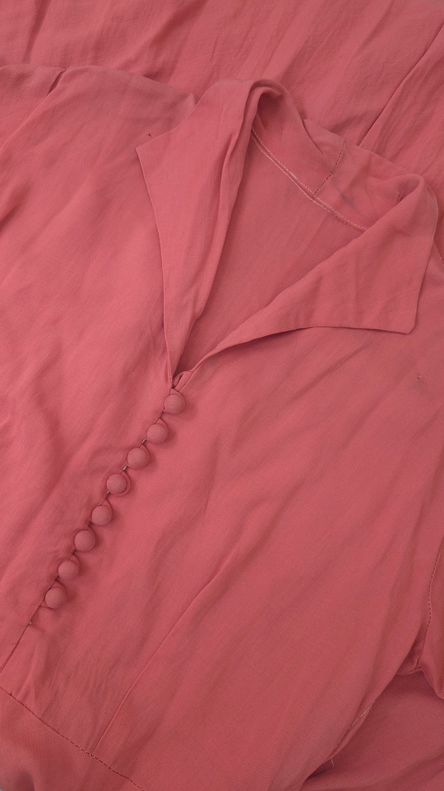 1950s coral dress Dress Rad Bonnie's Vintage