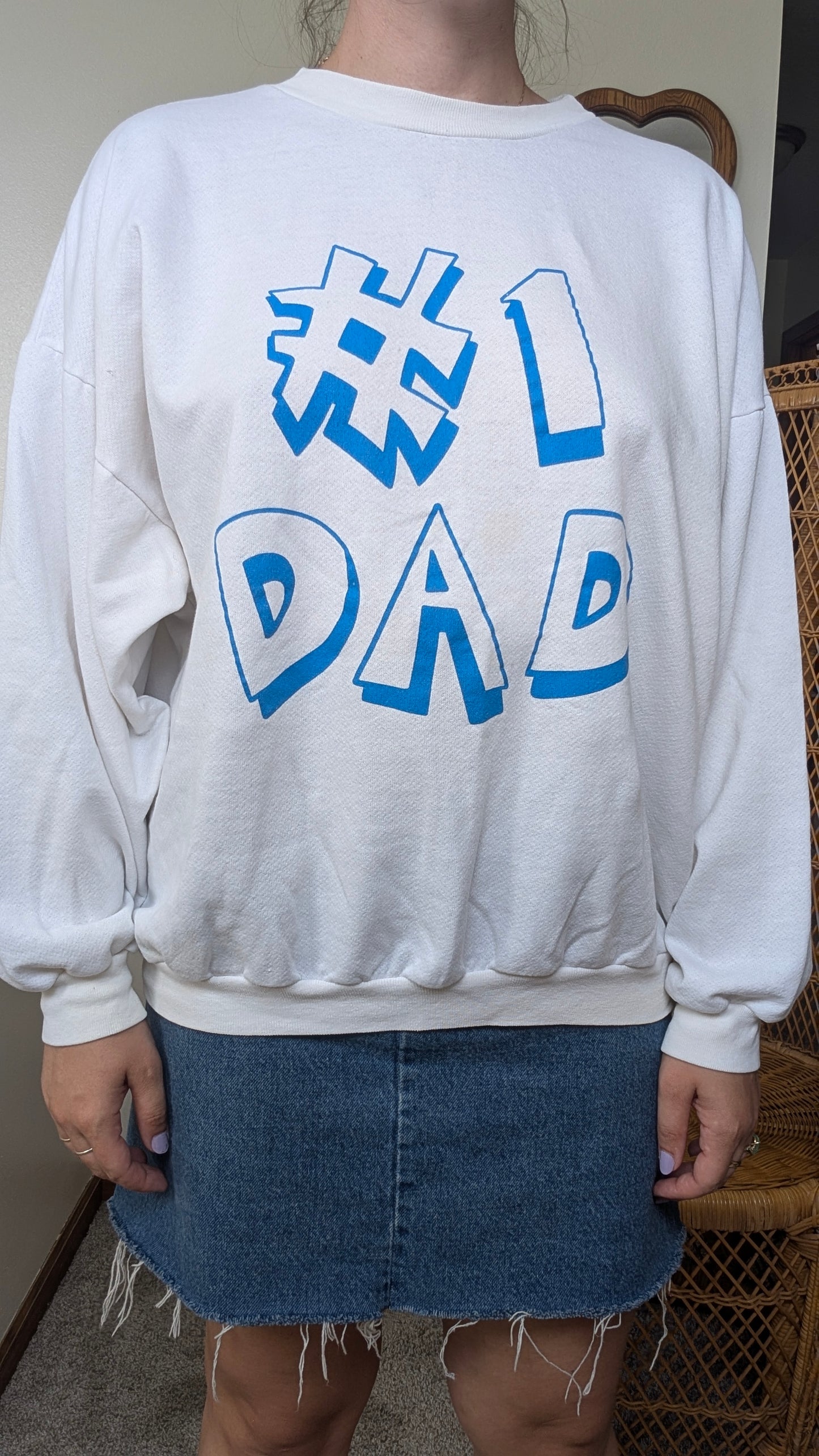 1990s #1 dad sweatshirt sweatshirt Rad Bonnie's Vintage