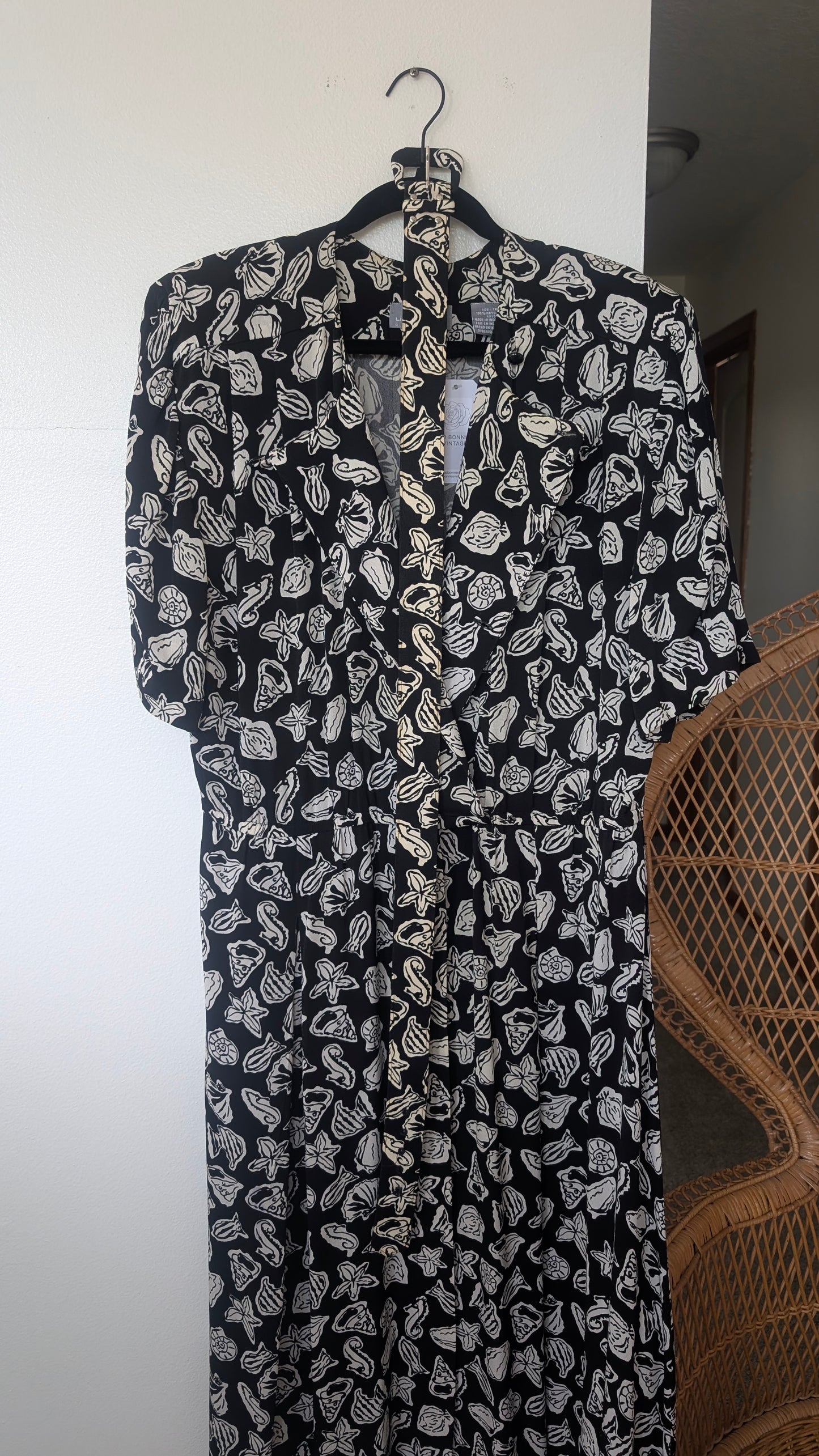 1990s tropical dress Dress Rad Bonnie's Vintage
