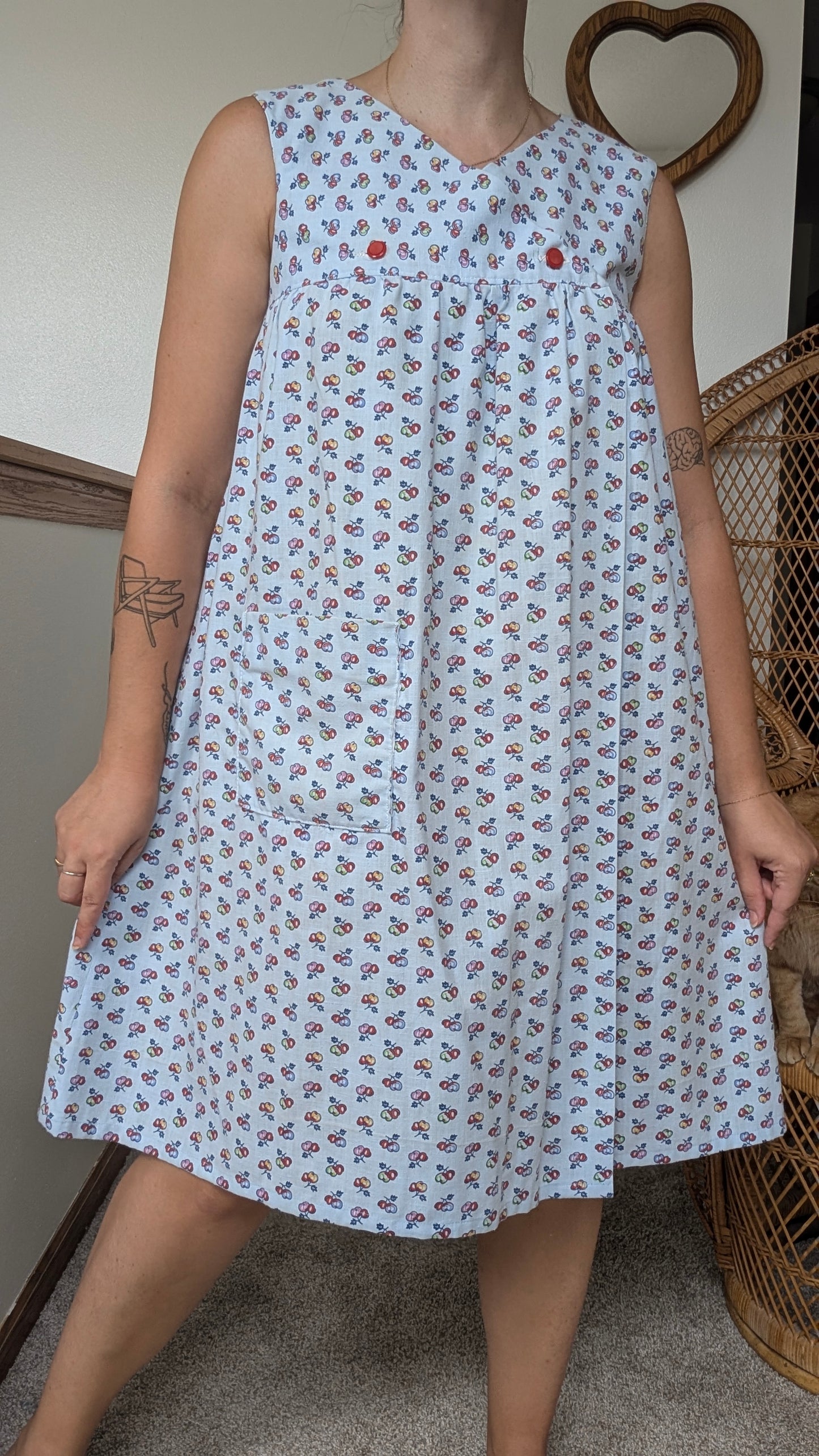 1990s cherry dress Dress Rad Bonnie's Vintage