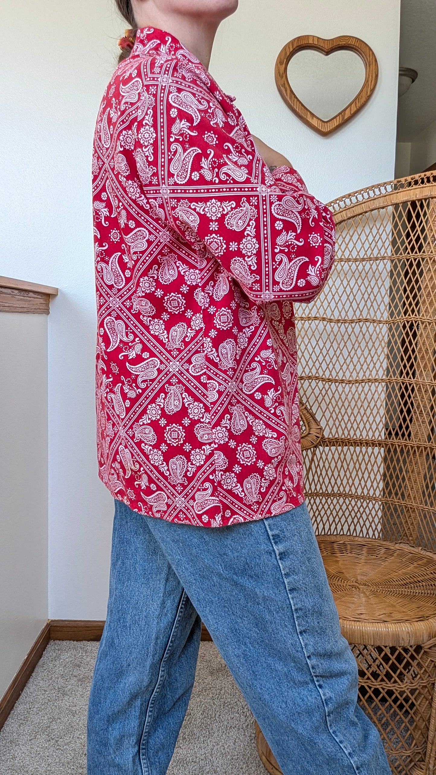 1960s bandana top Top Rad Bonnie's Vintage