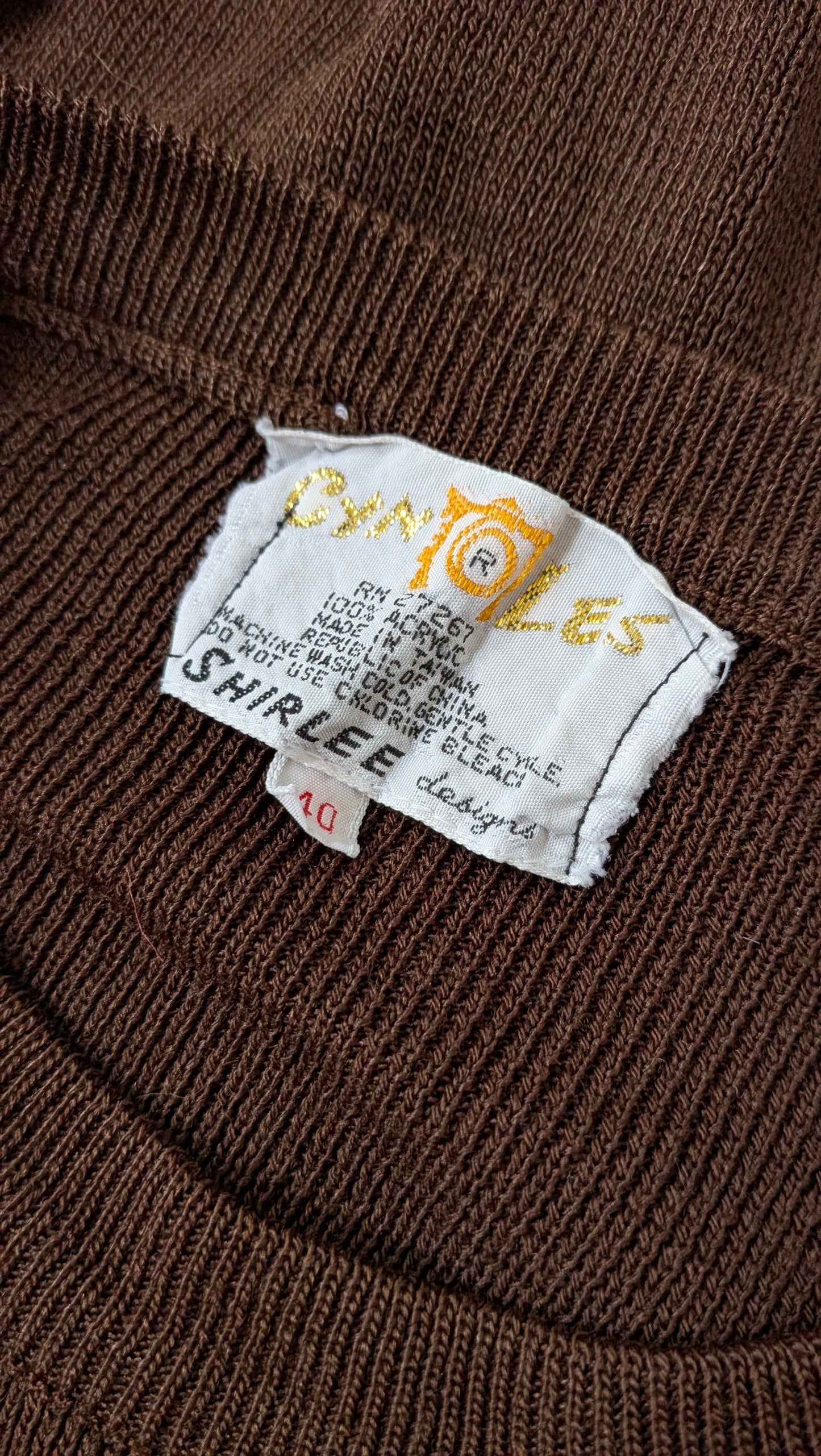 1970s fall sweater Sweater Rad Bonnie's Vintage