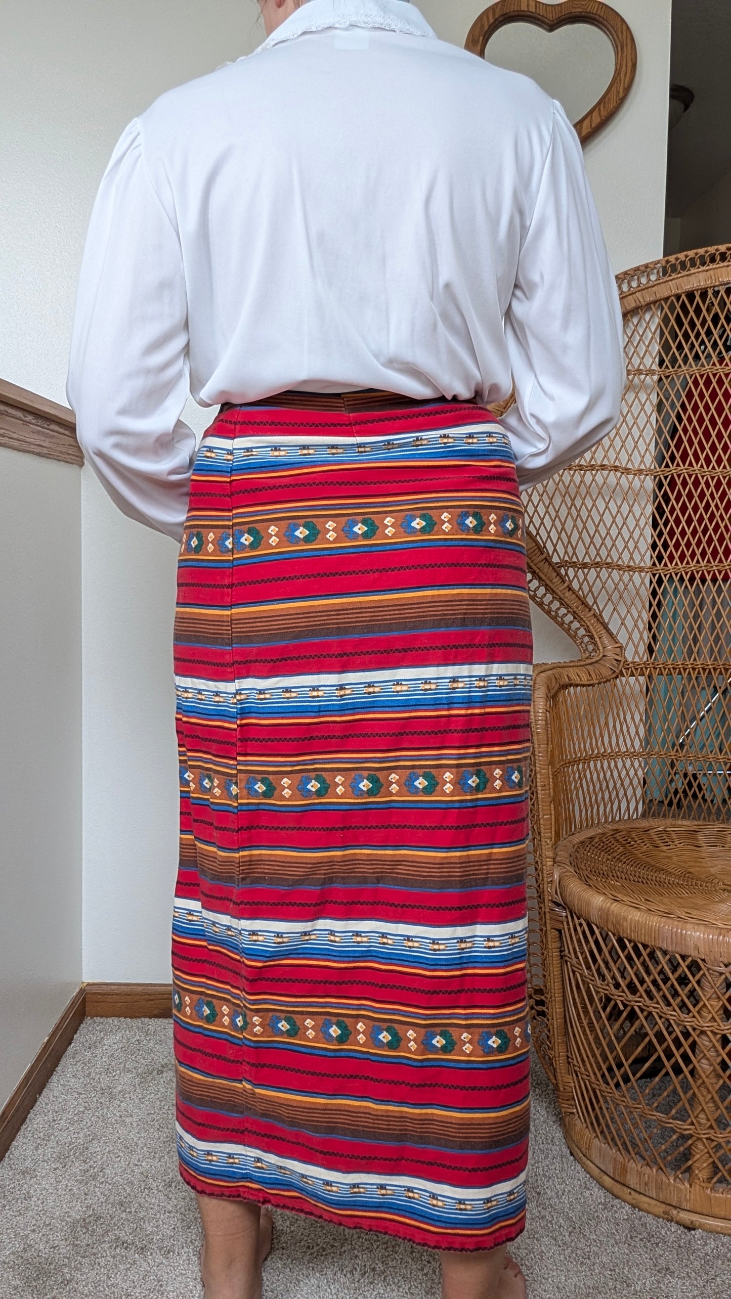 1990s wrap skirt