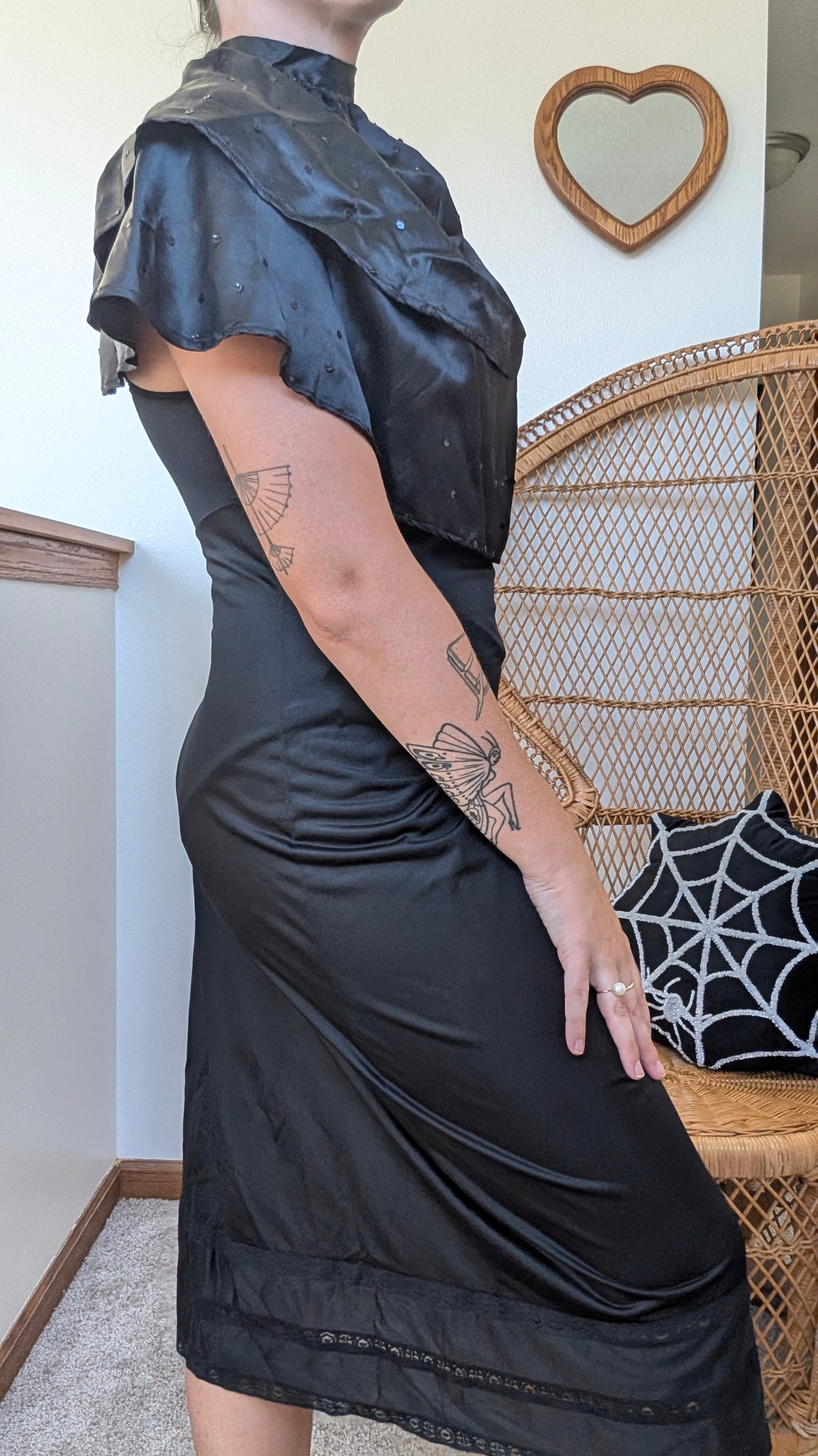1960s sequin capelet