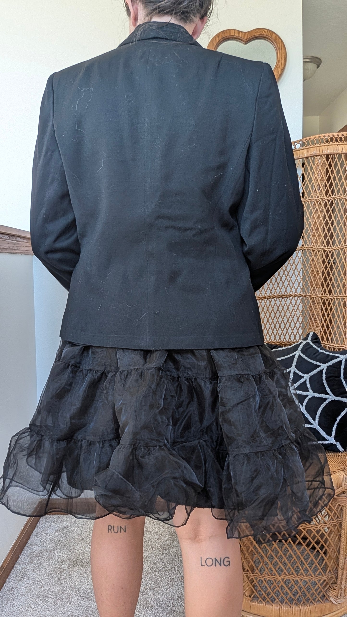 1950s black blazer